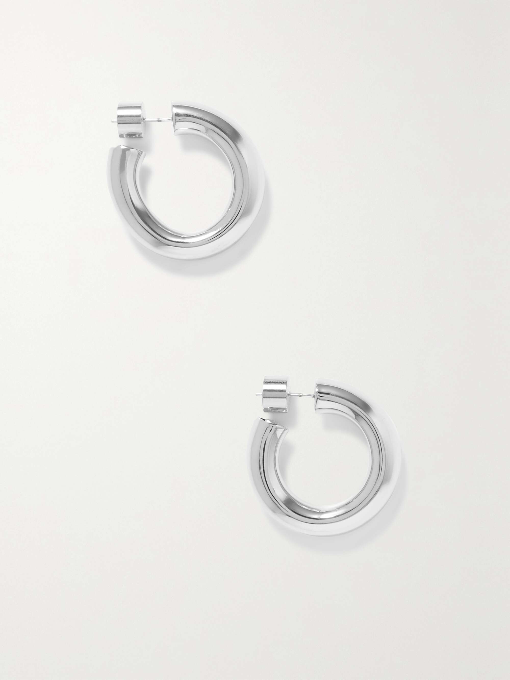 Kevin silver-plated hoop earrings - silver - One Size