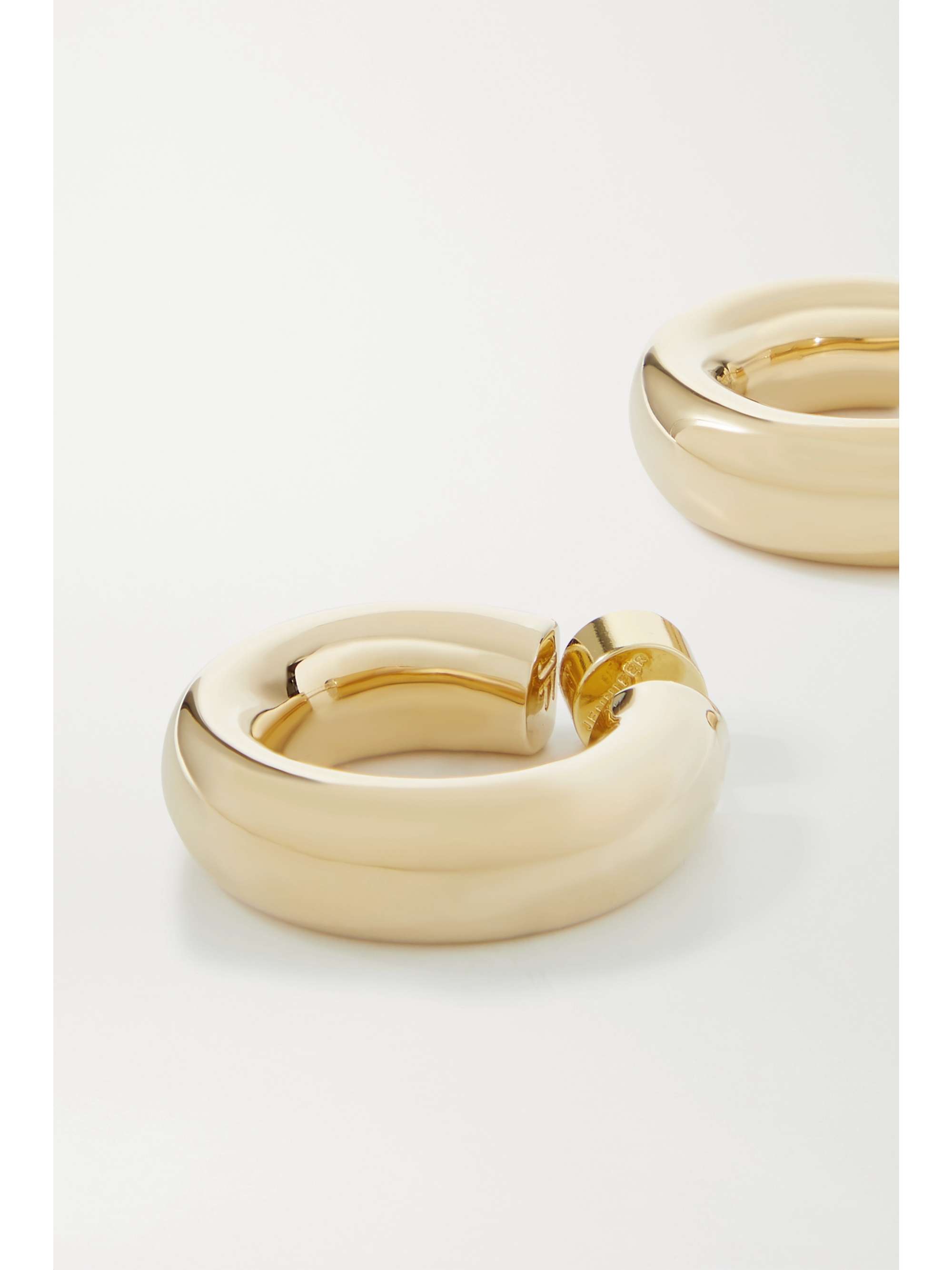 JENNIFER FISHER Kevin silver-plated hoop earrings