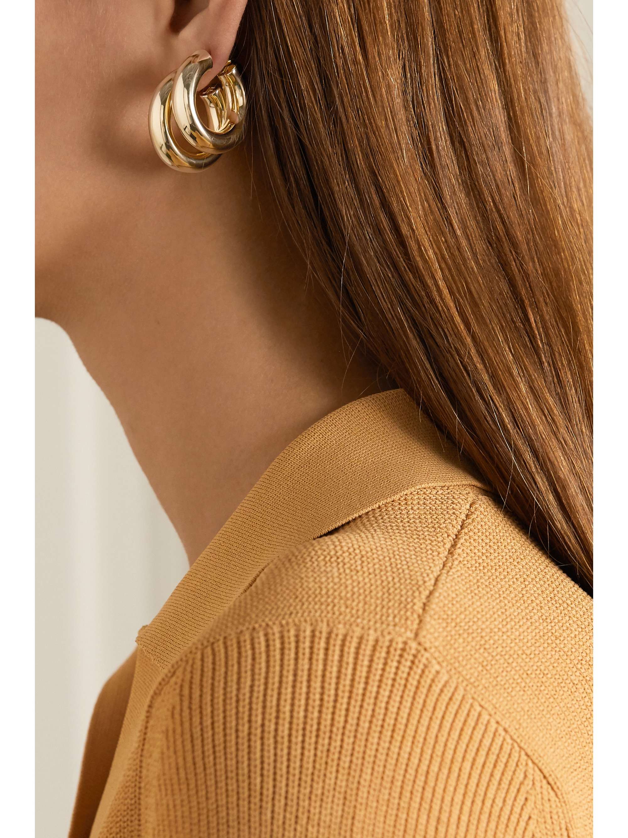 JENNIFER FISHER Kevin silver-plated hoop earrings