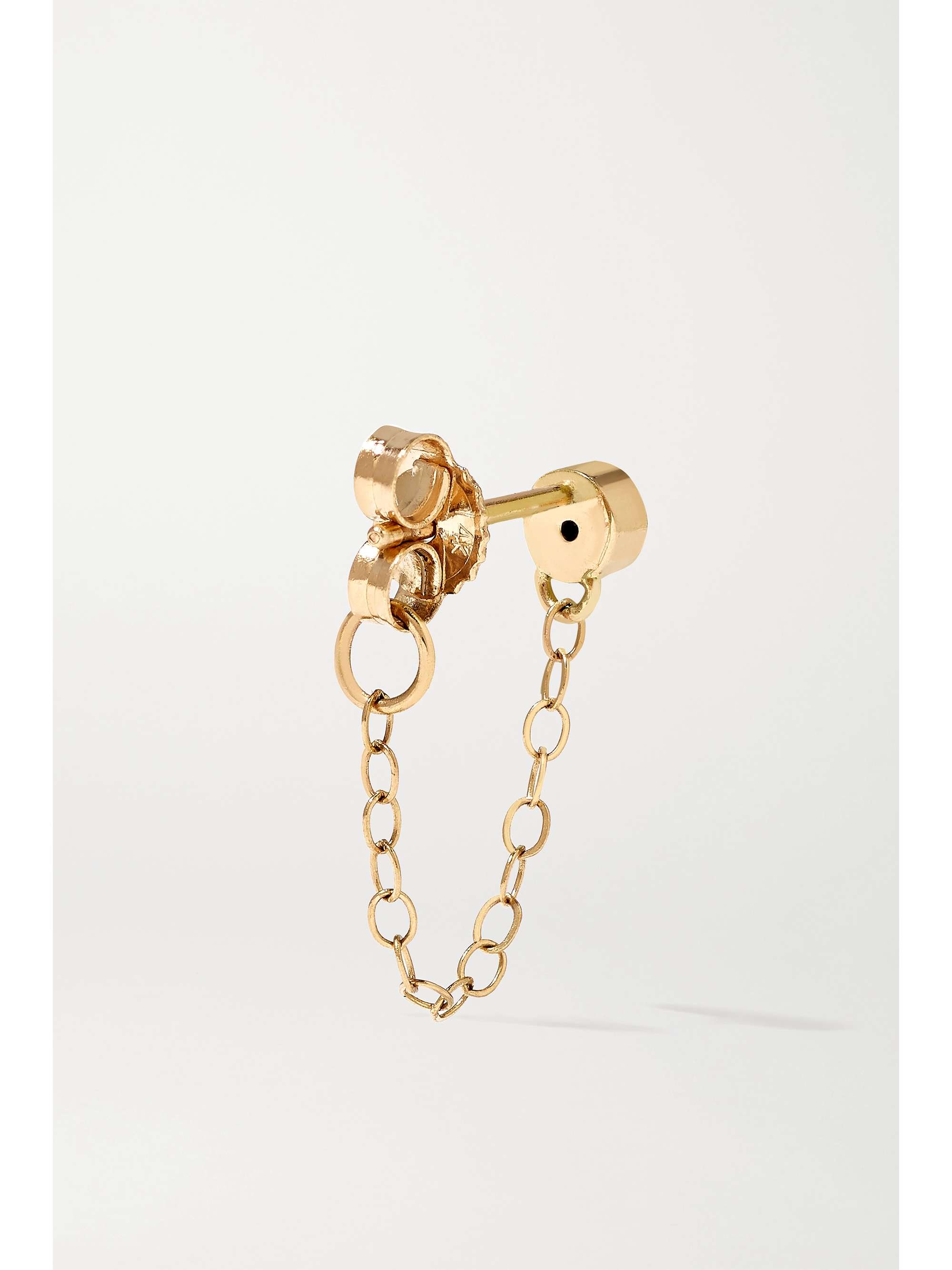 MELISSA JOY MANNING 14-karat recycled gold diamond earrings