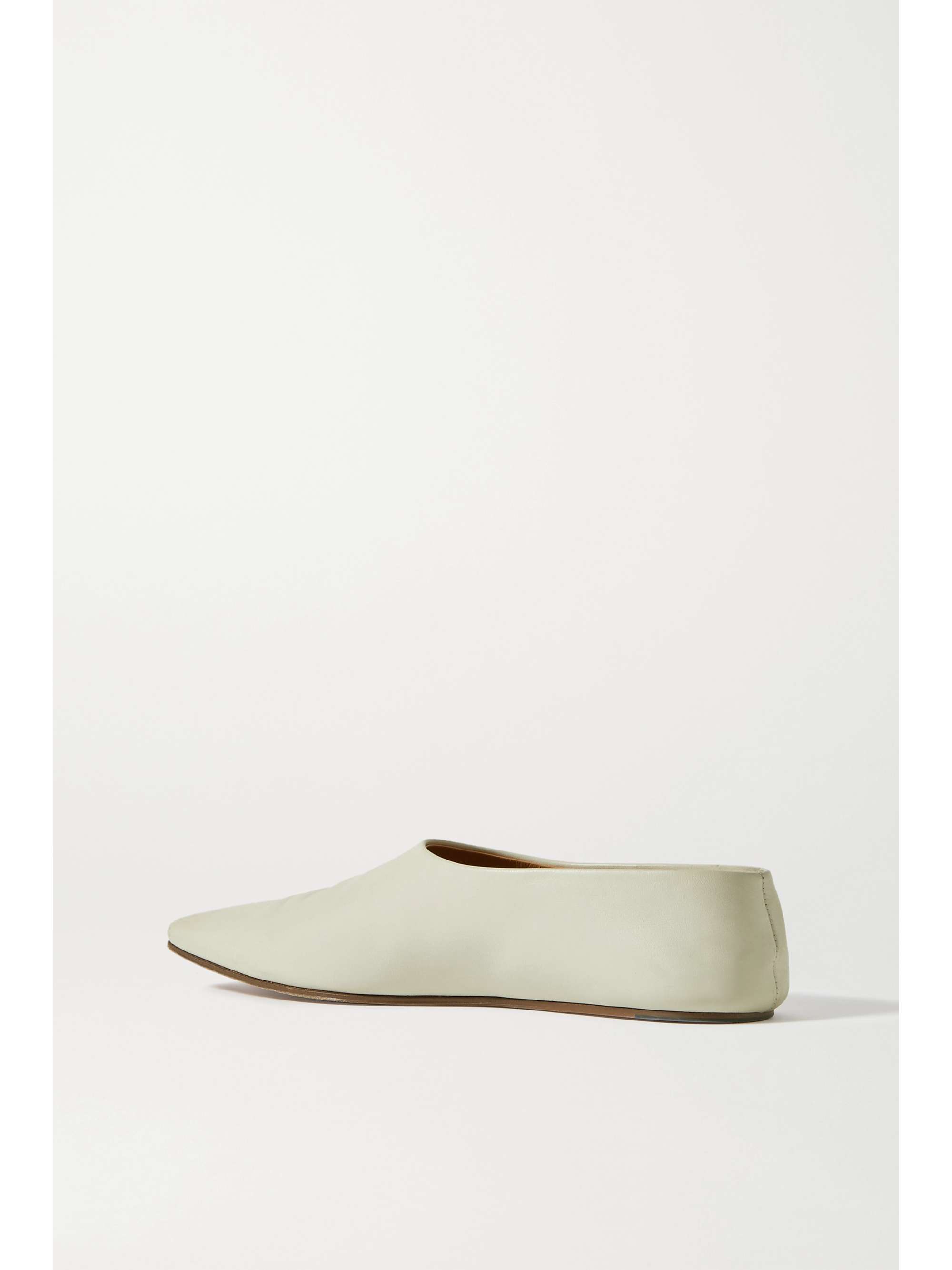 THE ROW Leather ballet flats