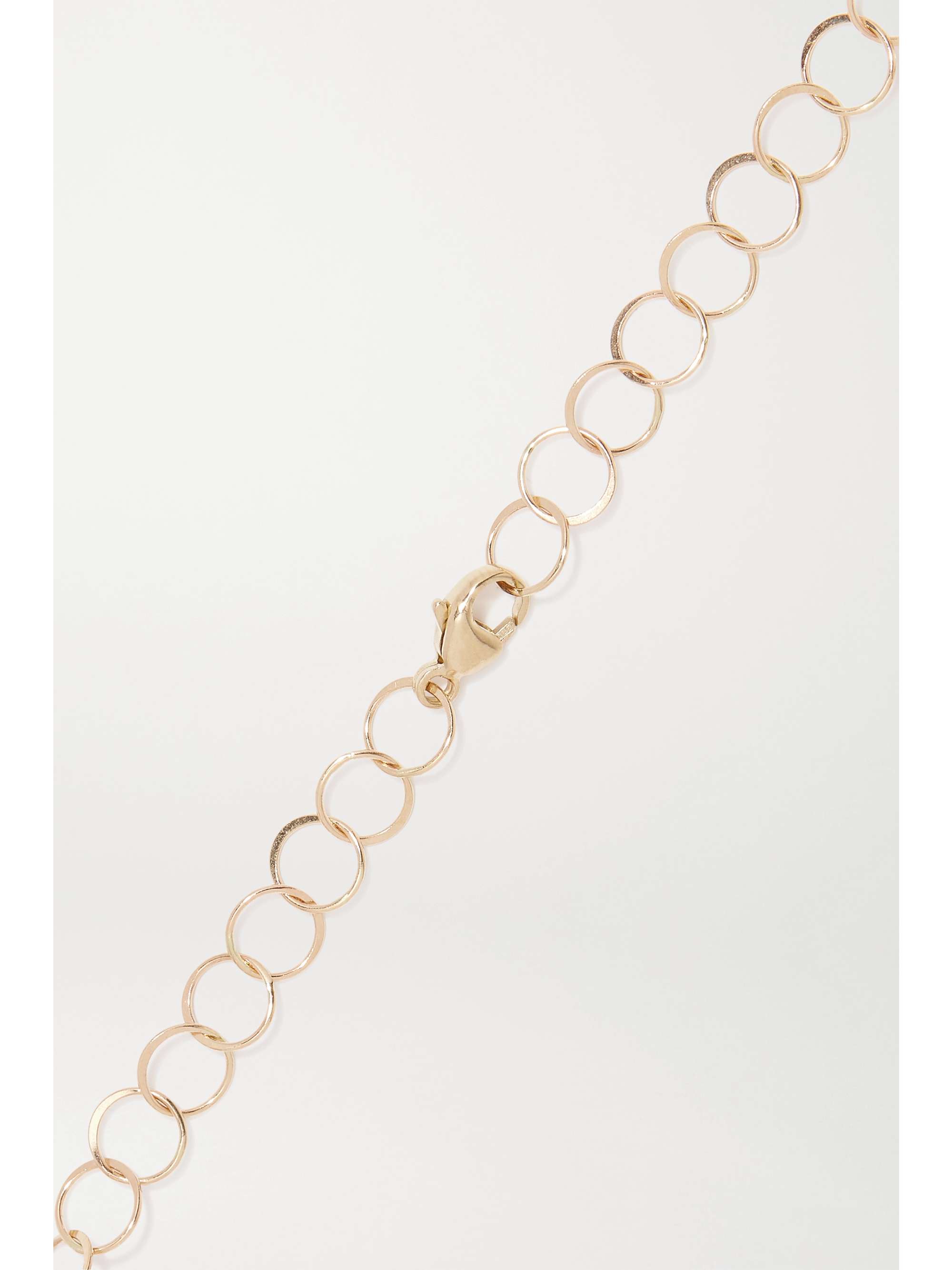 MELISSA JOY MANNING 14-karat recycled gold anklet