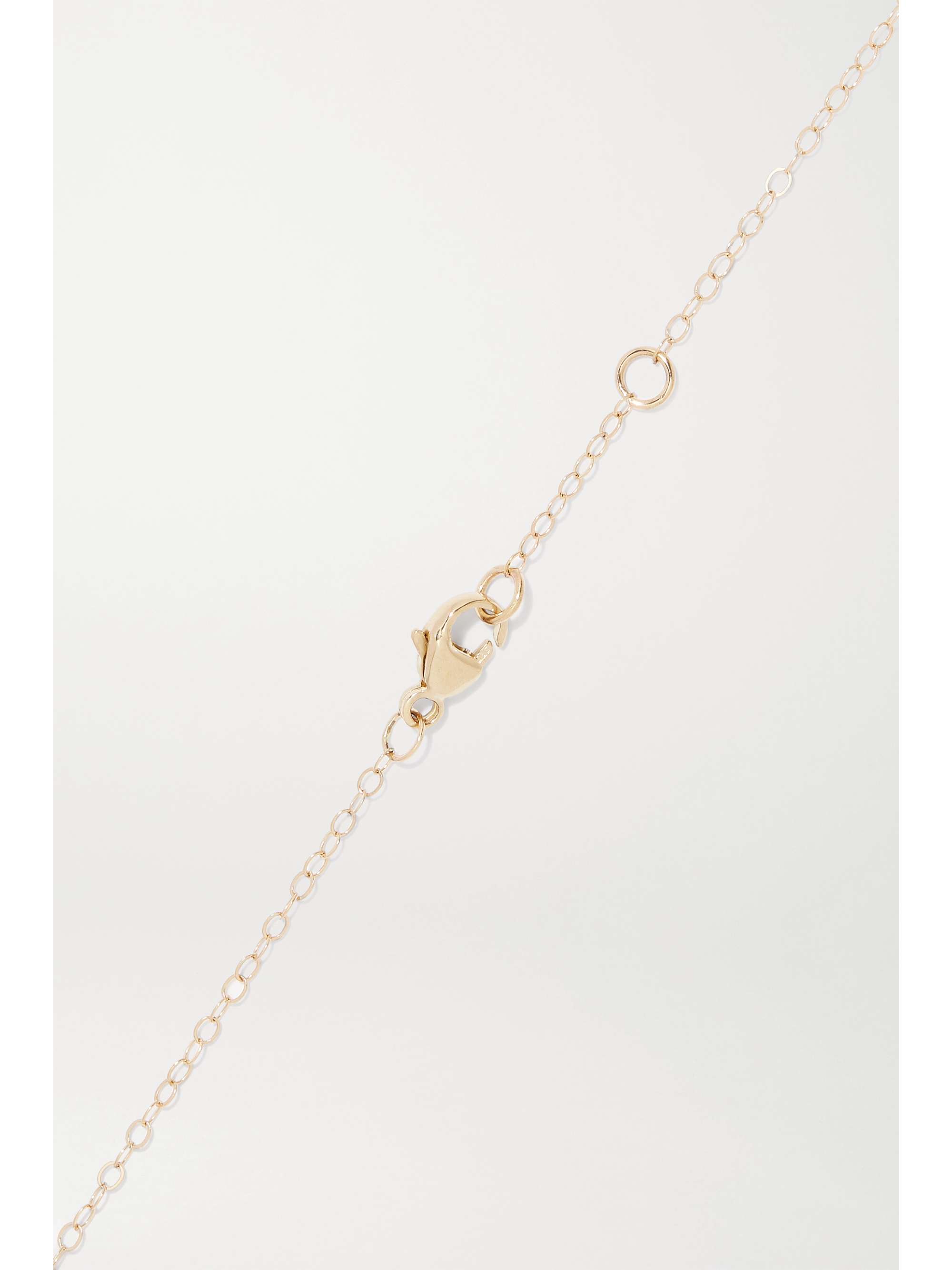 MELISSA JOY MANNING 14-karat recycled gold anklet