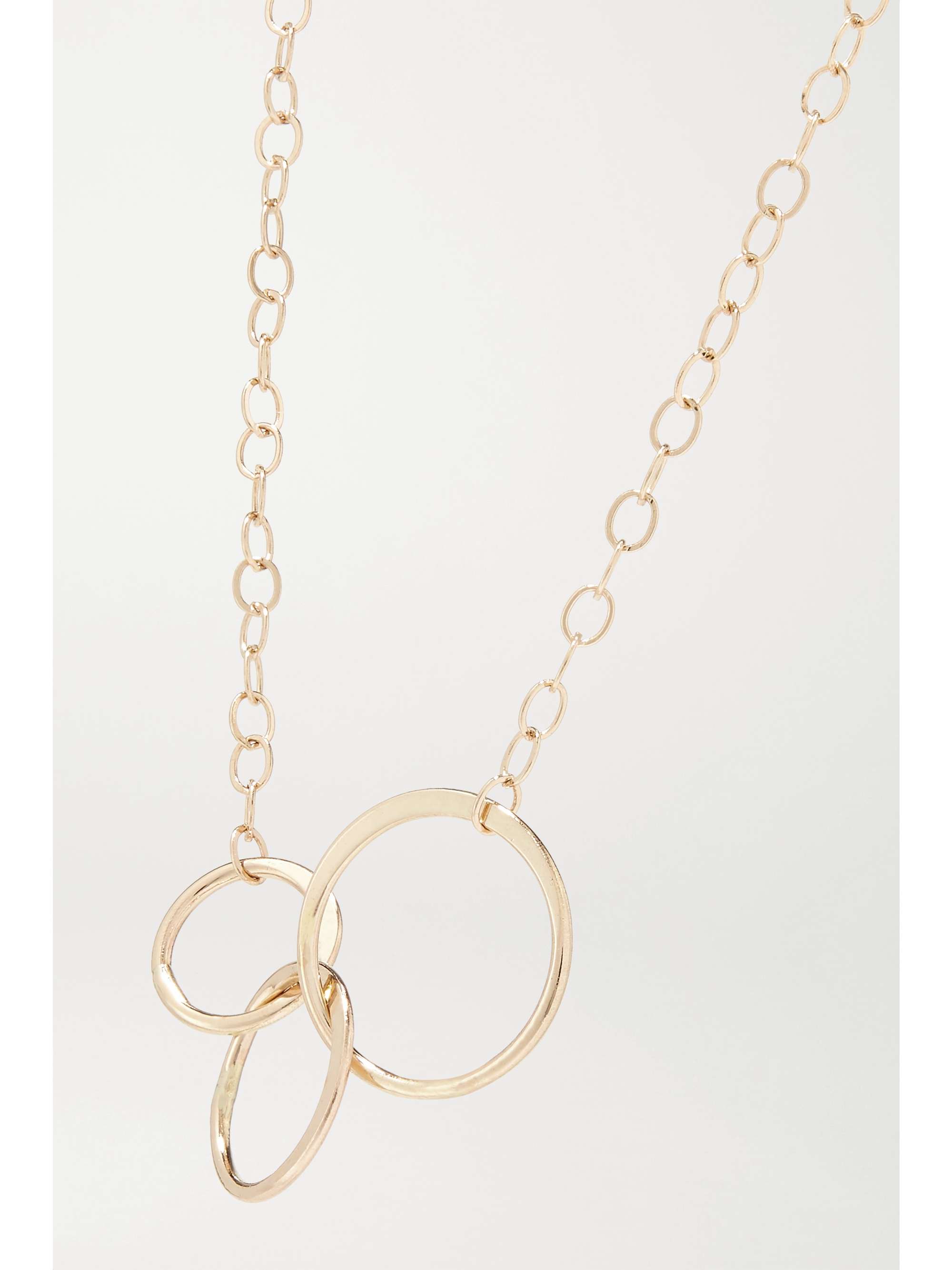 MELISSA JOY MANNING 14-karat recycled gold anklet