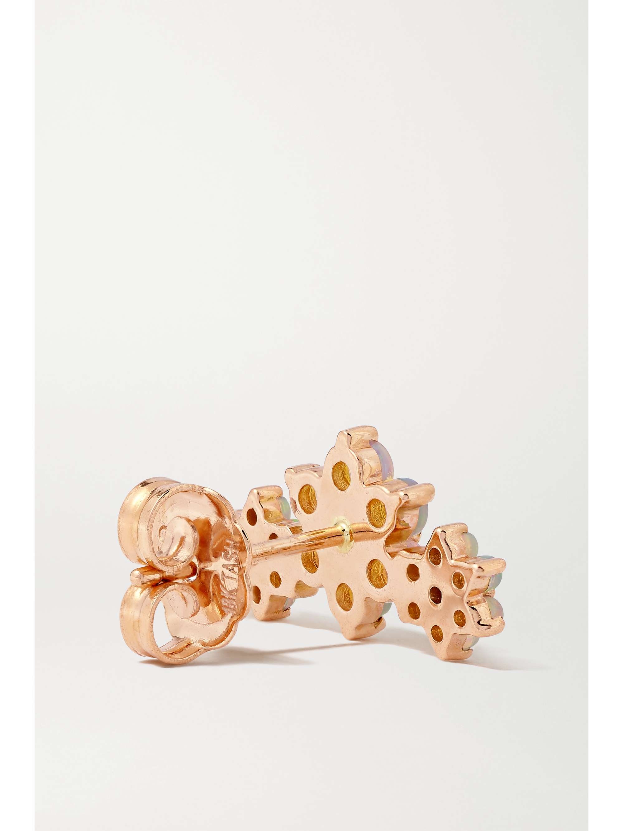 MARIA TASH Flower Garland 18-karat gold diamond earring