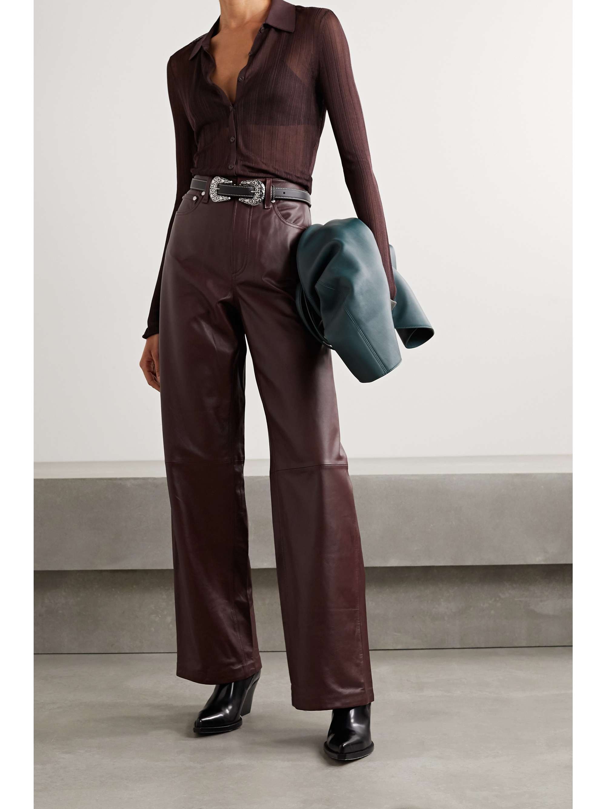 very wide leg pants