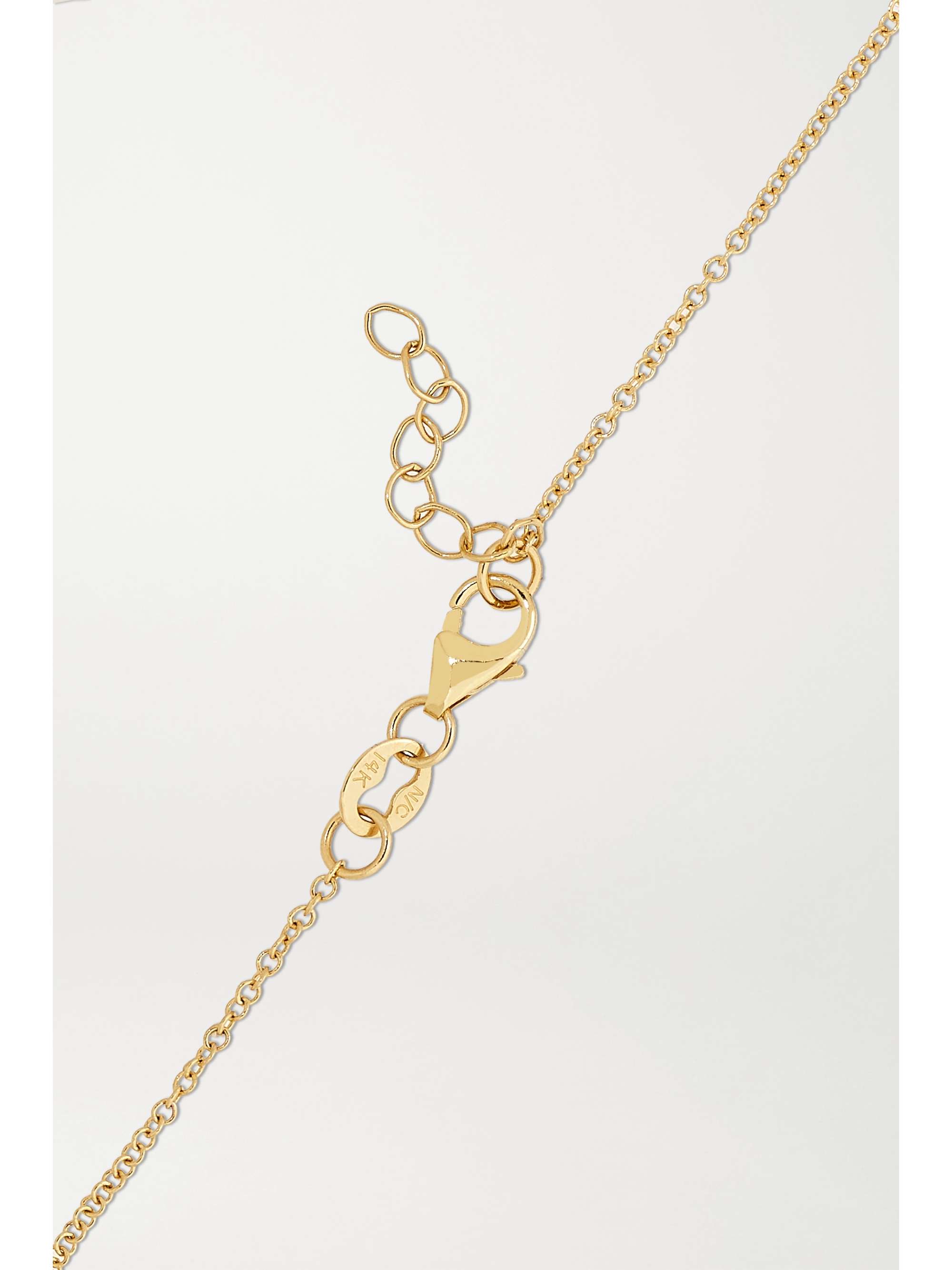 ANDREA FOHRMAN 14-karat gold diamond bracelet