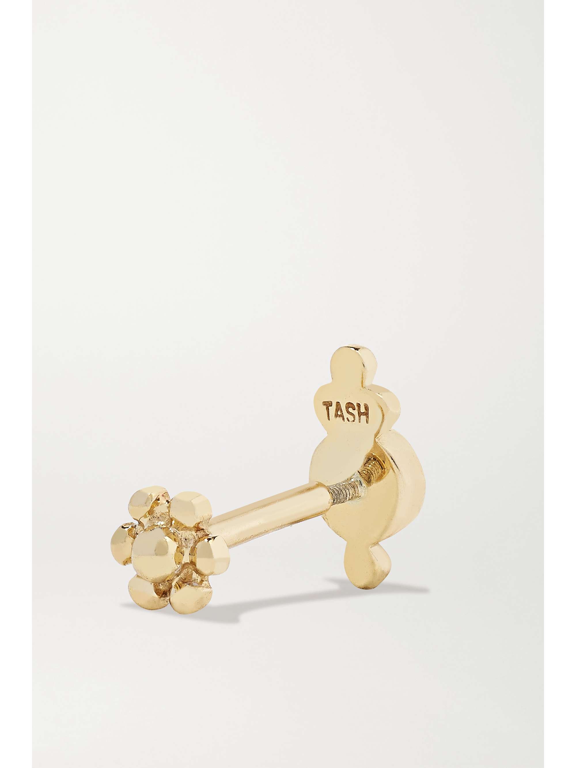 MARIA TASH 14-karat gold turquoise earring