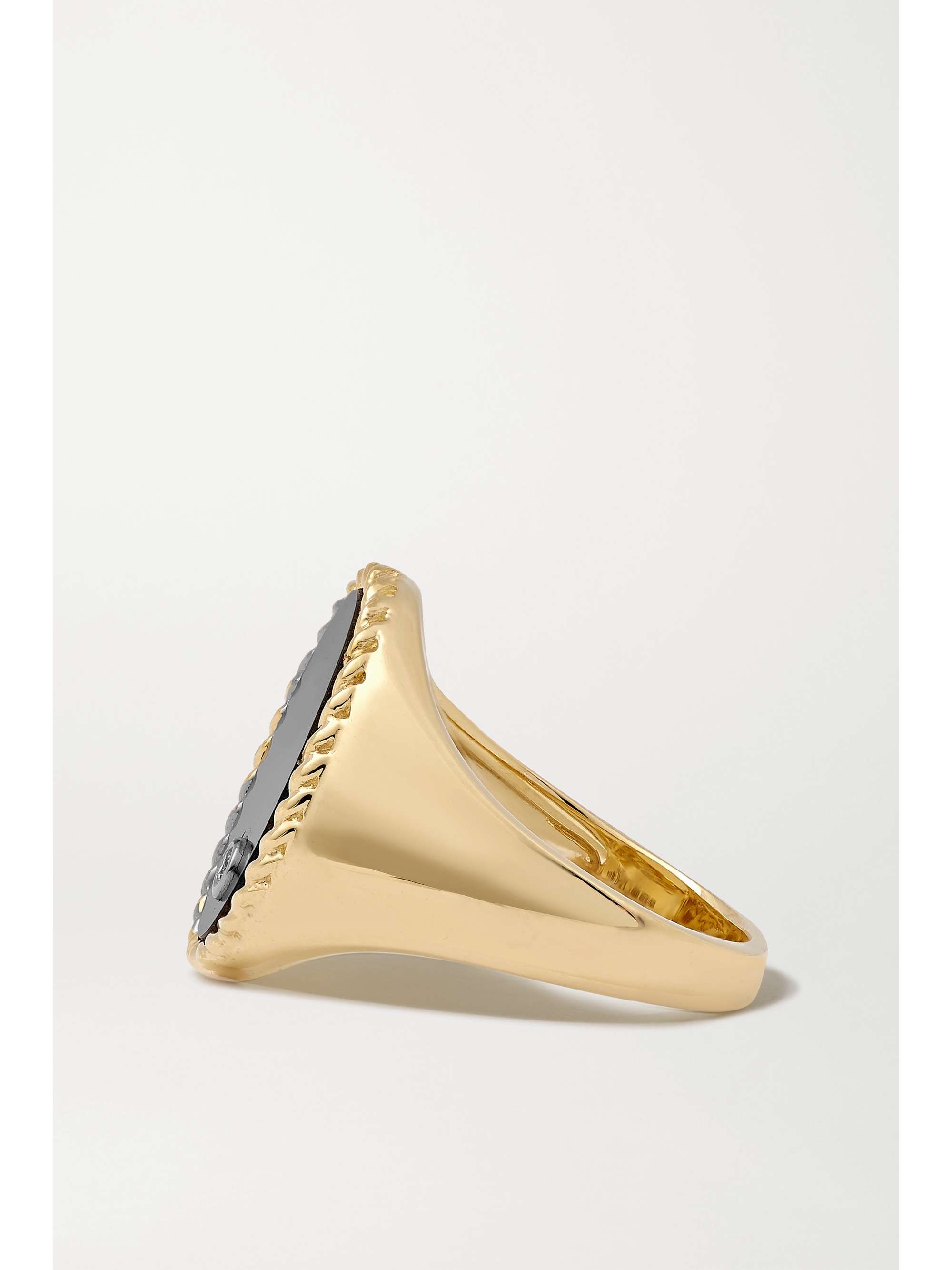 YVONNE LÉON 9-karat gold, turquoise and diamond ring