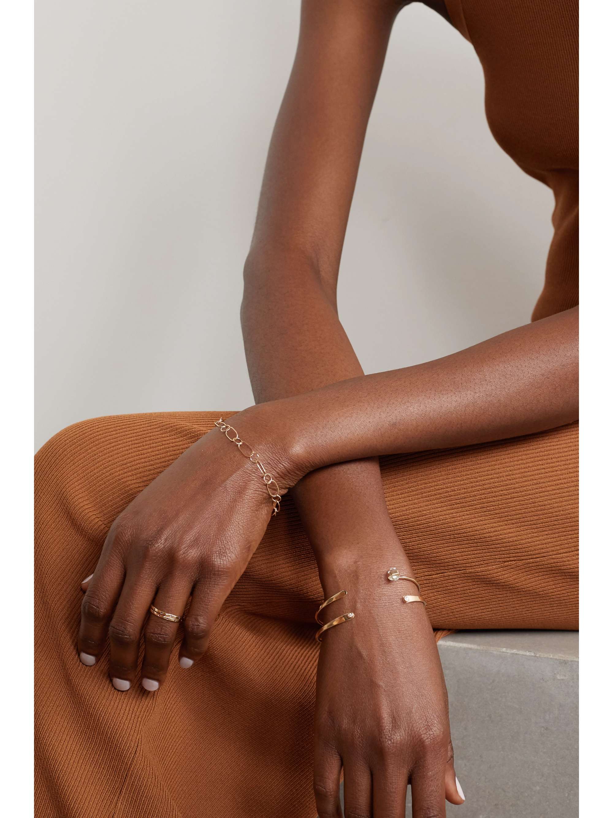 MELISSA JOY MANNING 14-karat gold bracelet