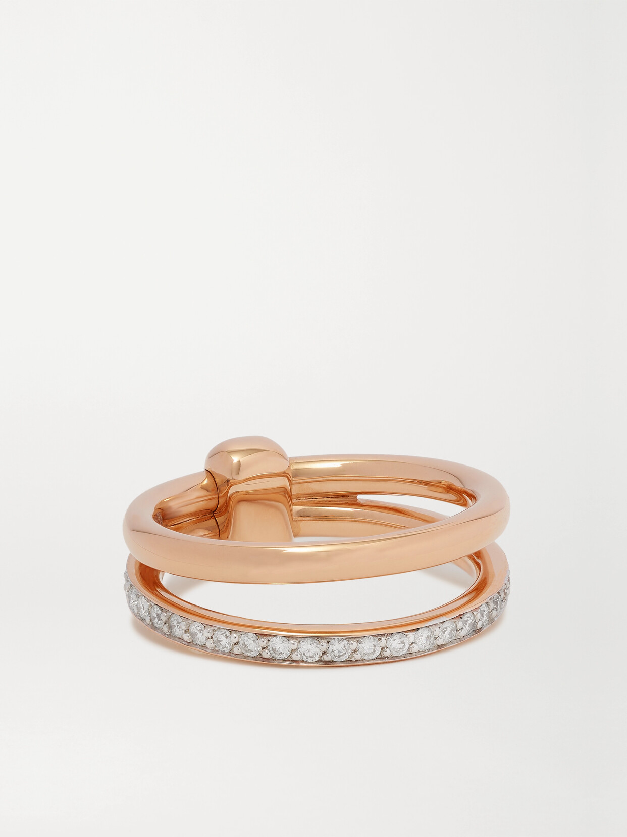 Pomellato Iconica 18-karat Rose Gold Diamond Ring - 15