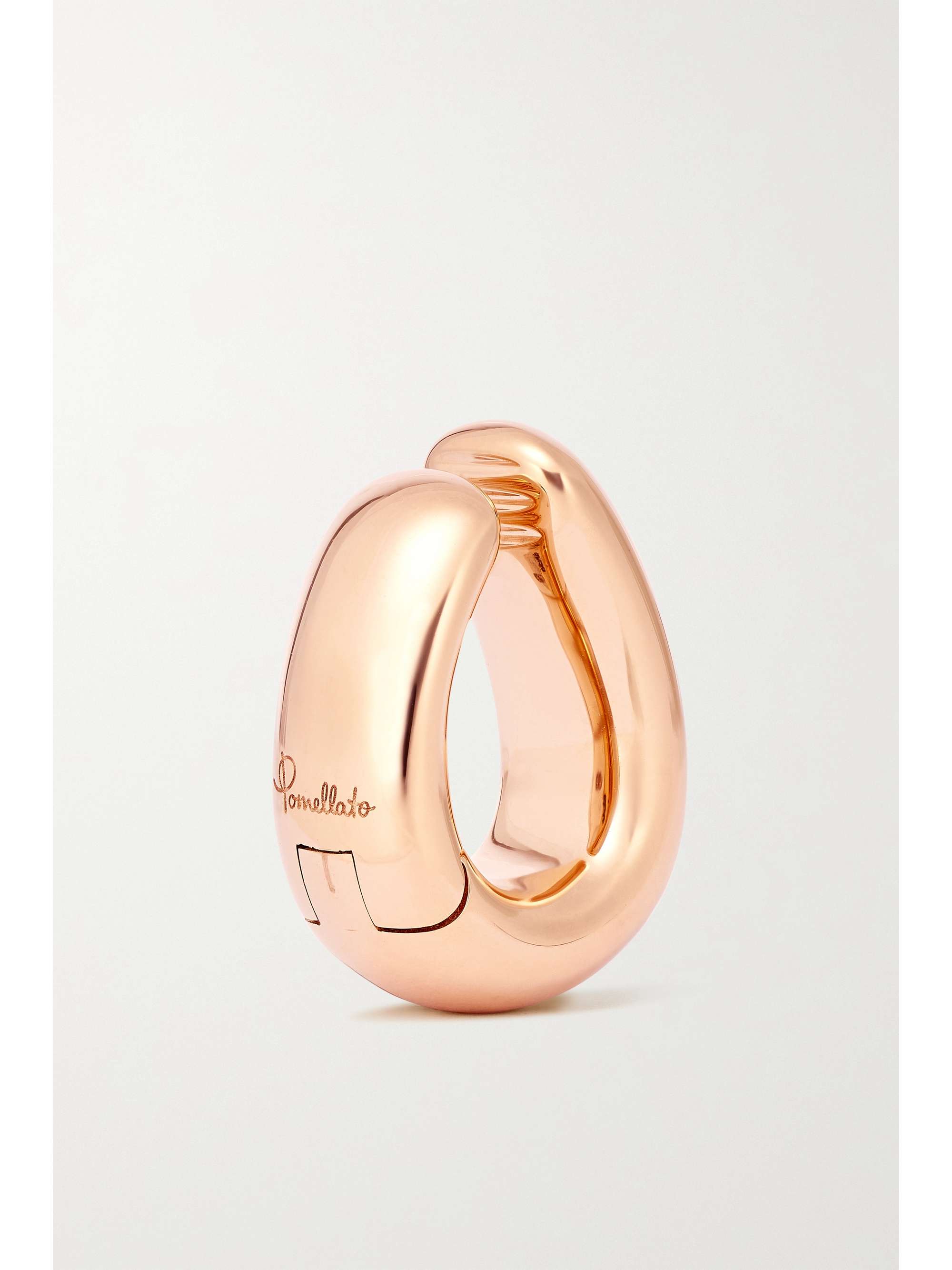POMELLATO Iconica 18-karat rose gold hoop earrings