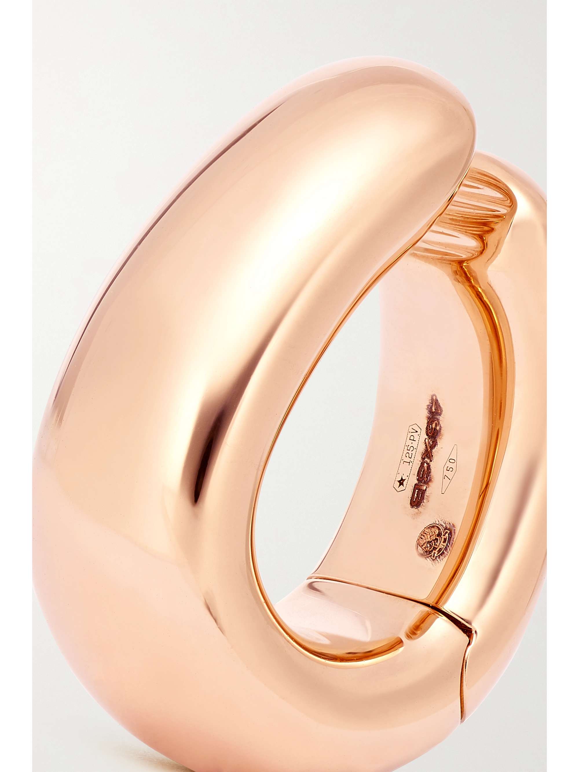 POMELLATO Iconica 18-karat rose gold hoop earrings