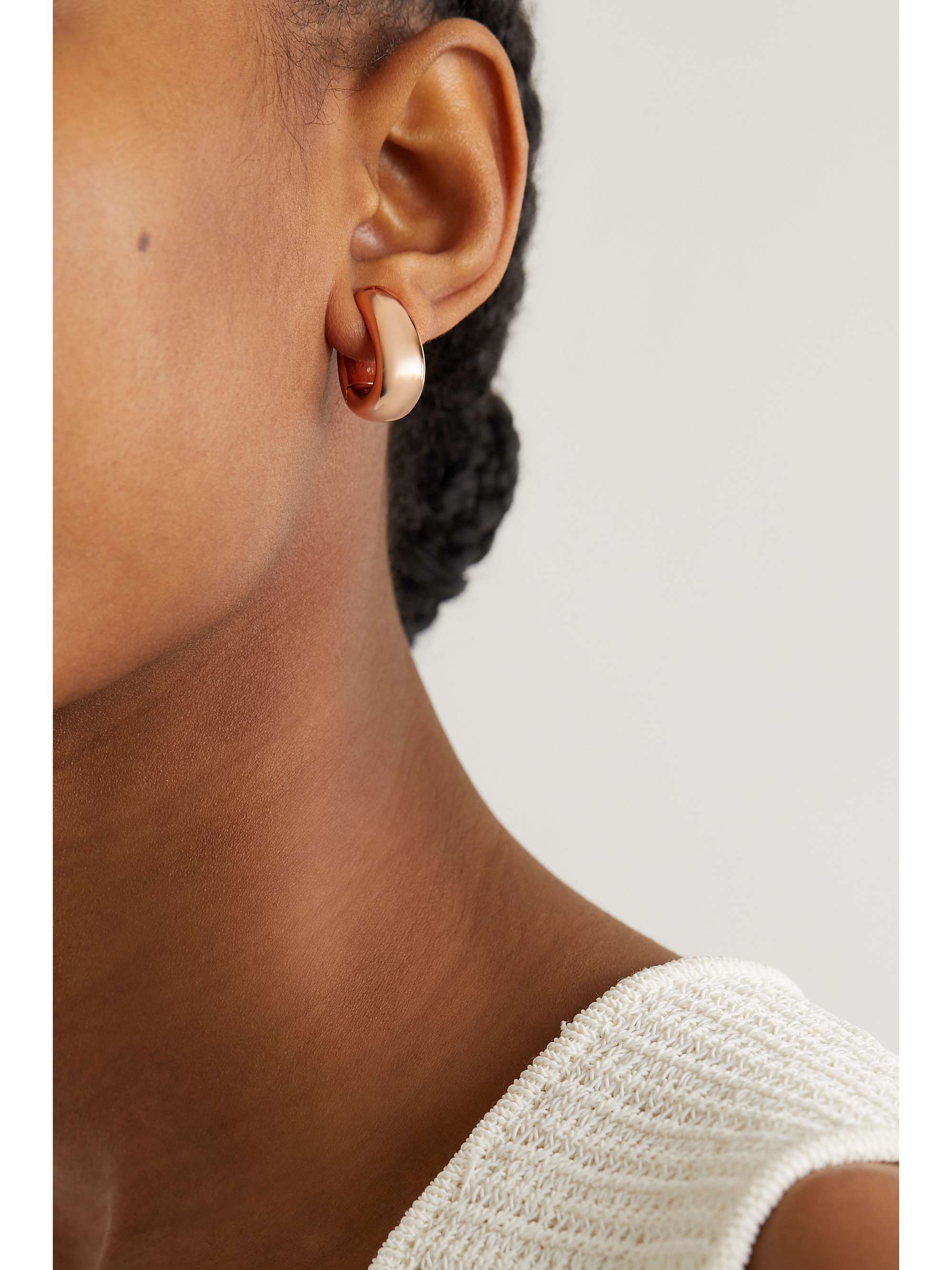 POMELLATO Iconica 18-karat rose gold hoop earrings
