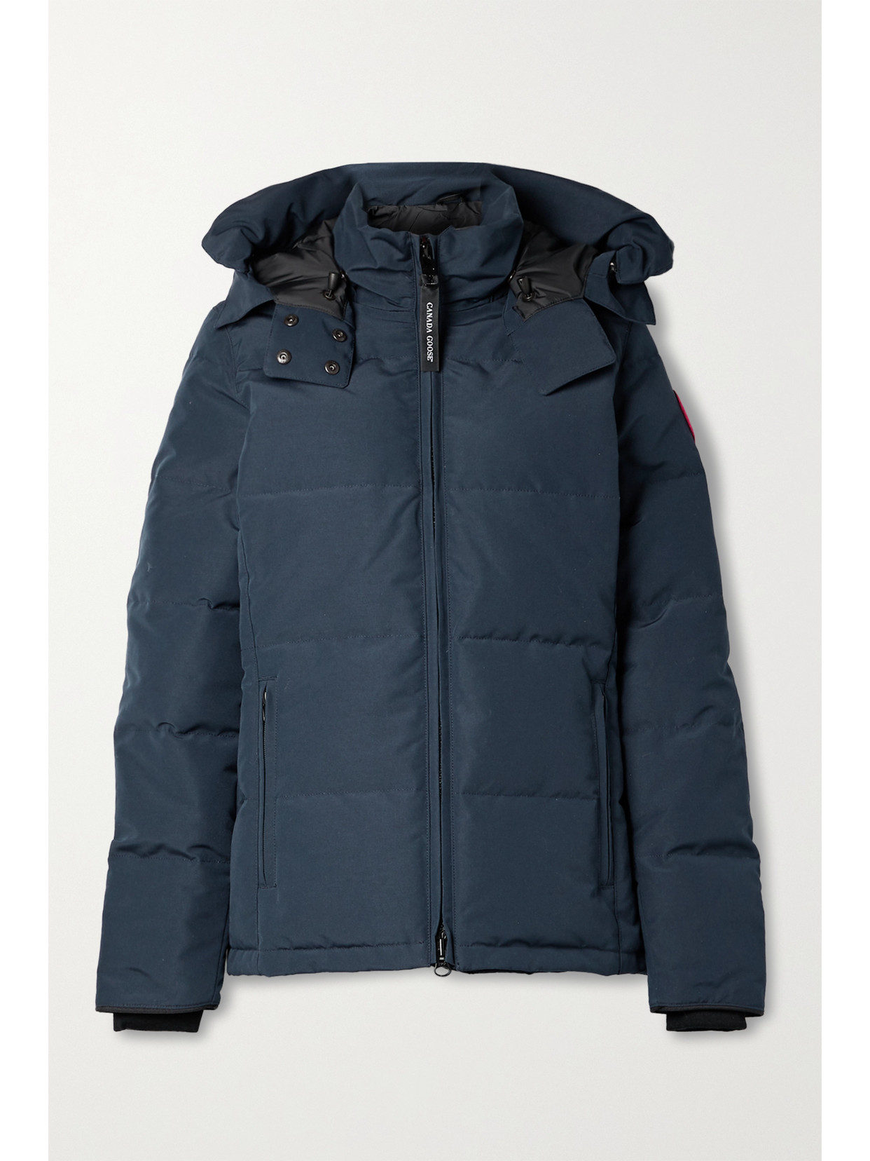 Canada Goose Chelsea Hooded Quilted Shell Down Jacket In Navy