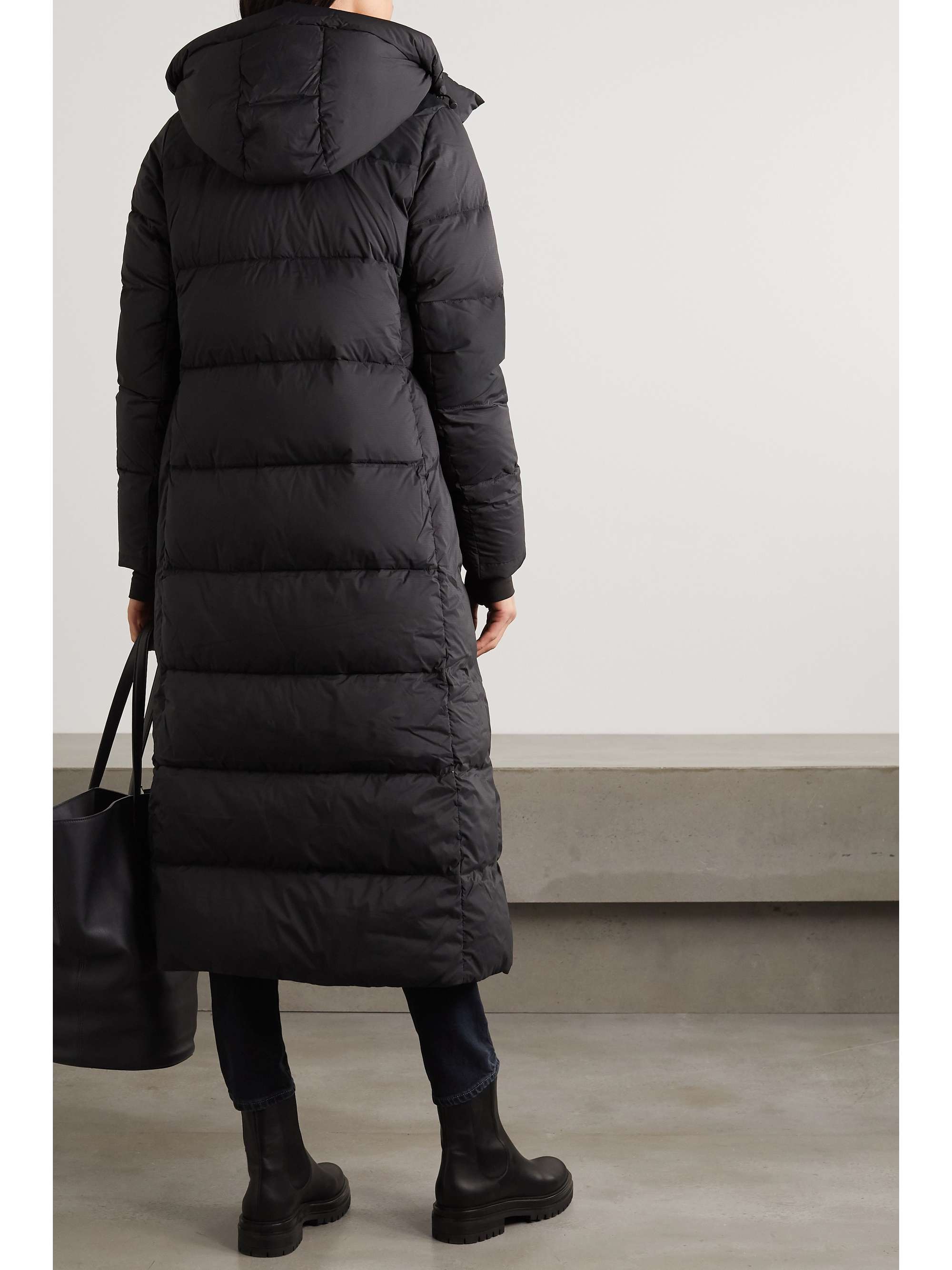CANADA GOOSE Alliston hooded quilted ripstop down coat