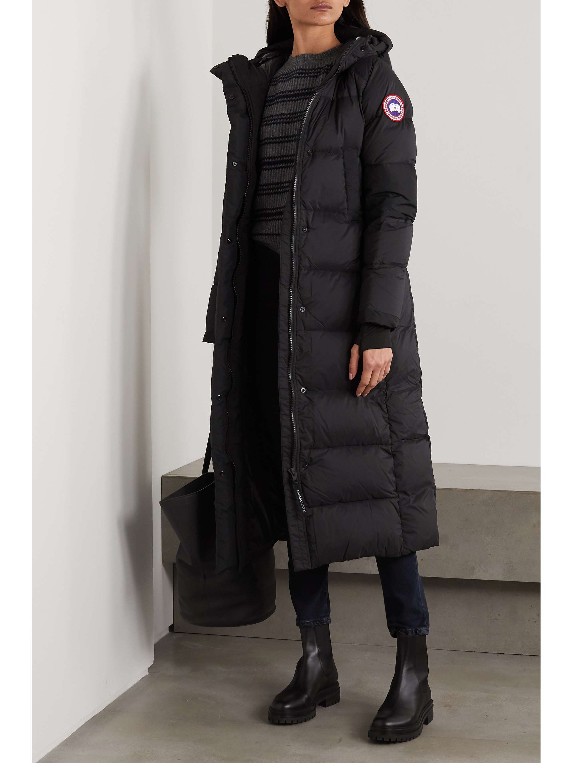 CANADA GOOSE Alliston hooded quilted ripstop down coat | NET-A-PORTER