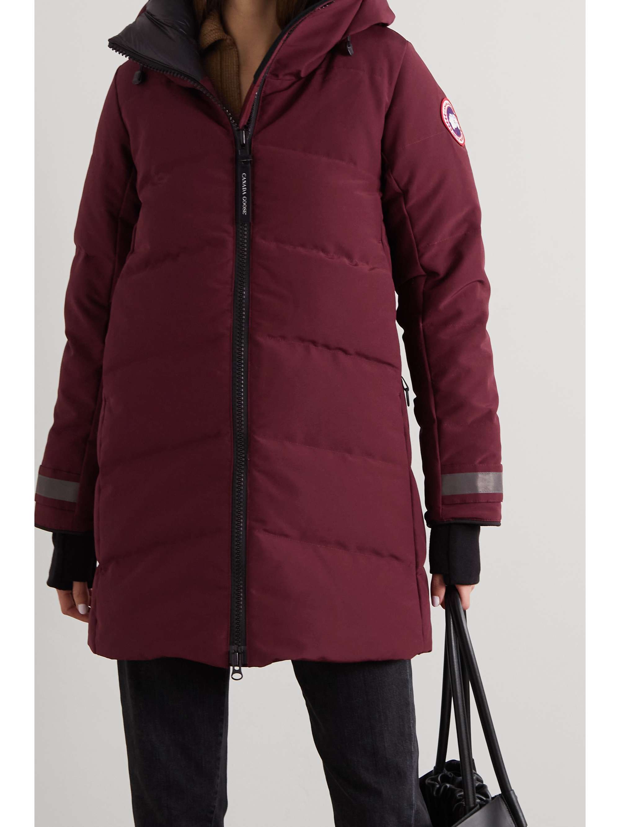 canada goose maroon jacket