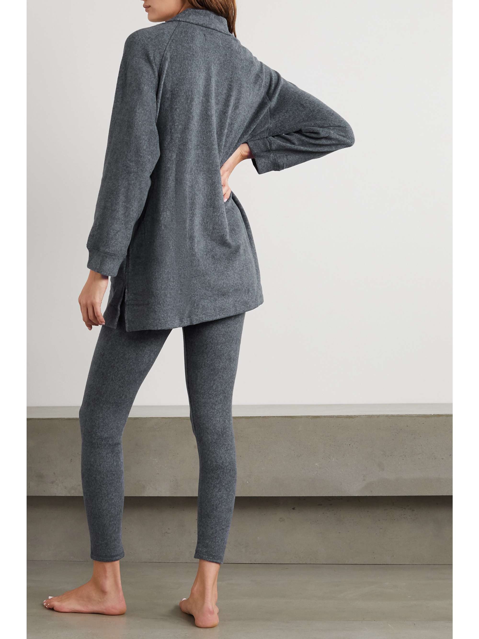 DKNY Fleece cardigan and track pants set