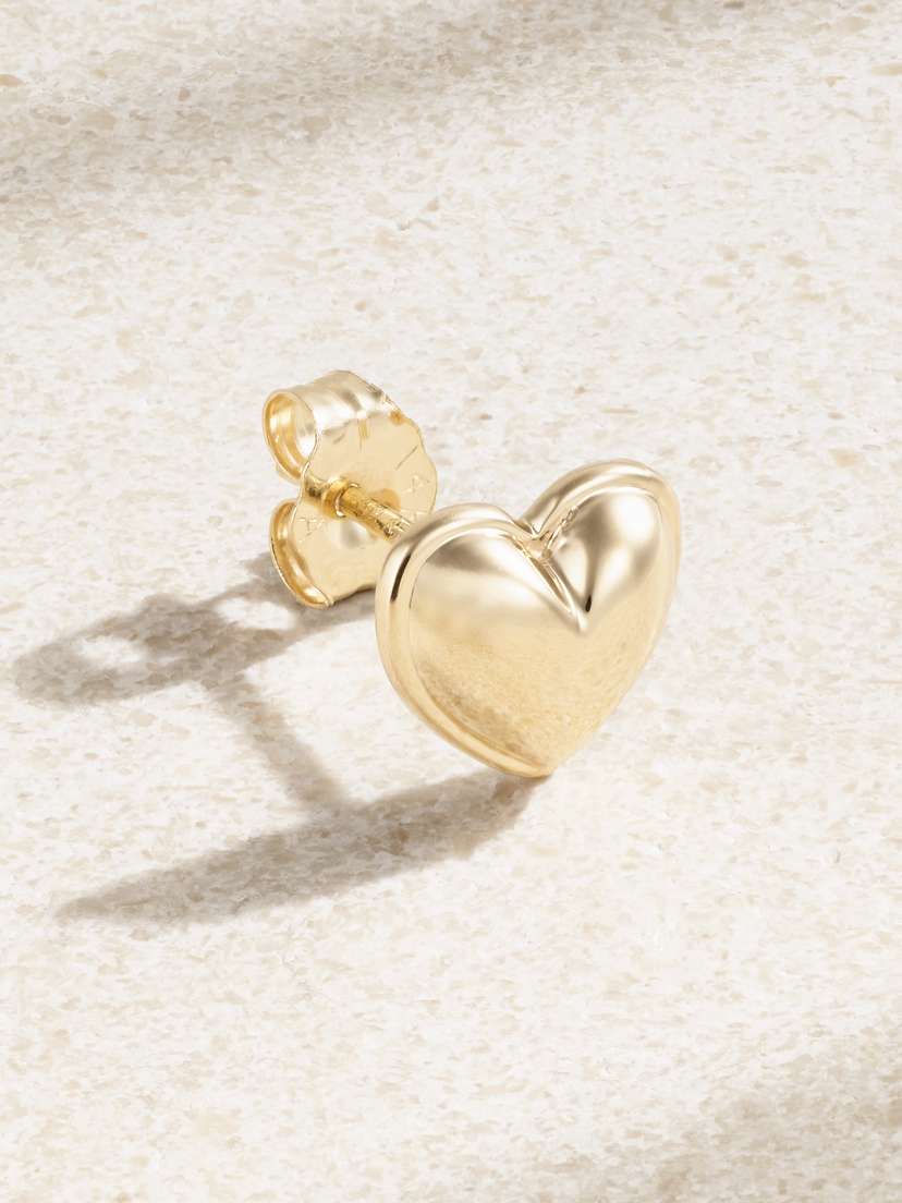 Alison Lou Heart 14-karat Gold Single Earring
