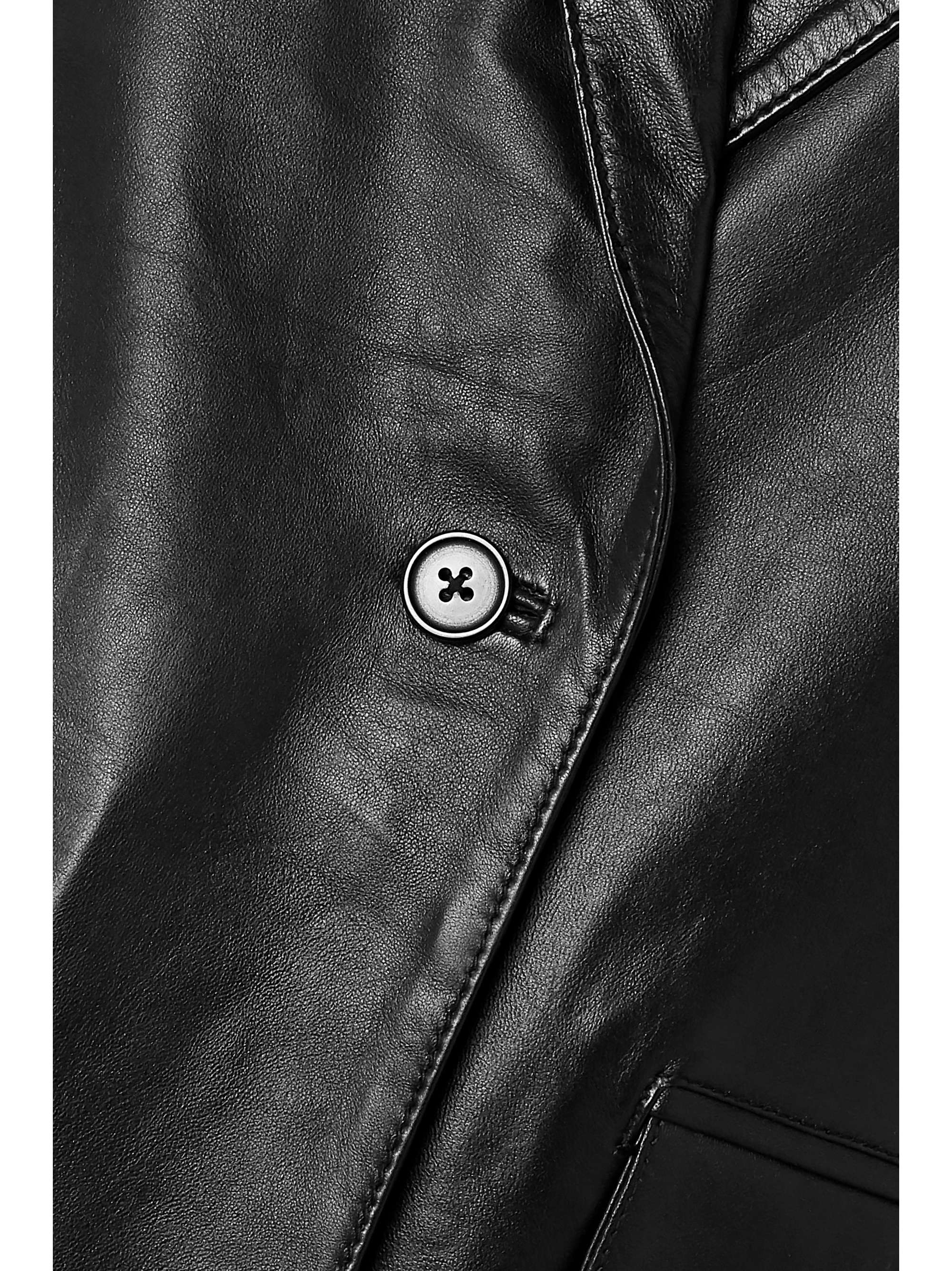 DEADWOOD + NET SUSTAIN Brooke leather blazer