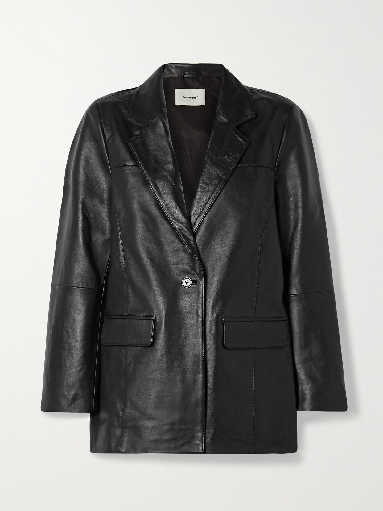 Deadwood - + Net Sustain Brooke Leather Blazer - Black