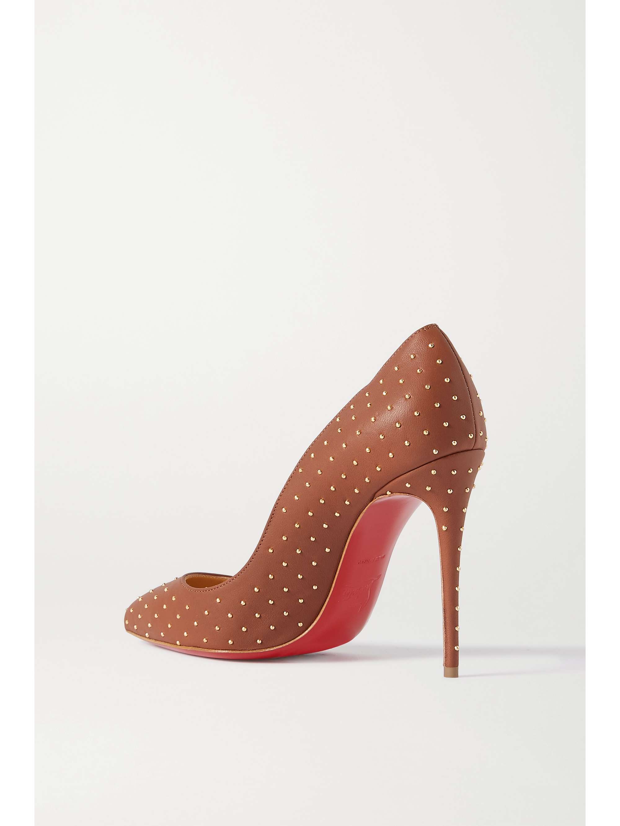 CHRISTIAN LOUBOUTIN Pigalle Follies 100 studded leather pumps