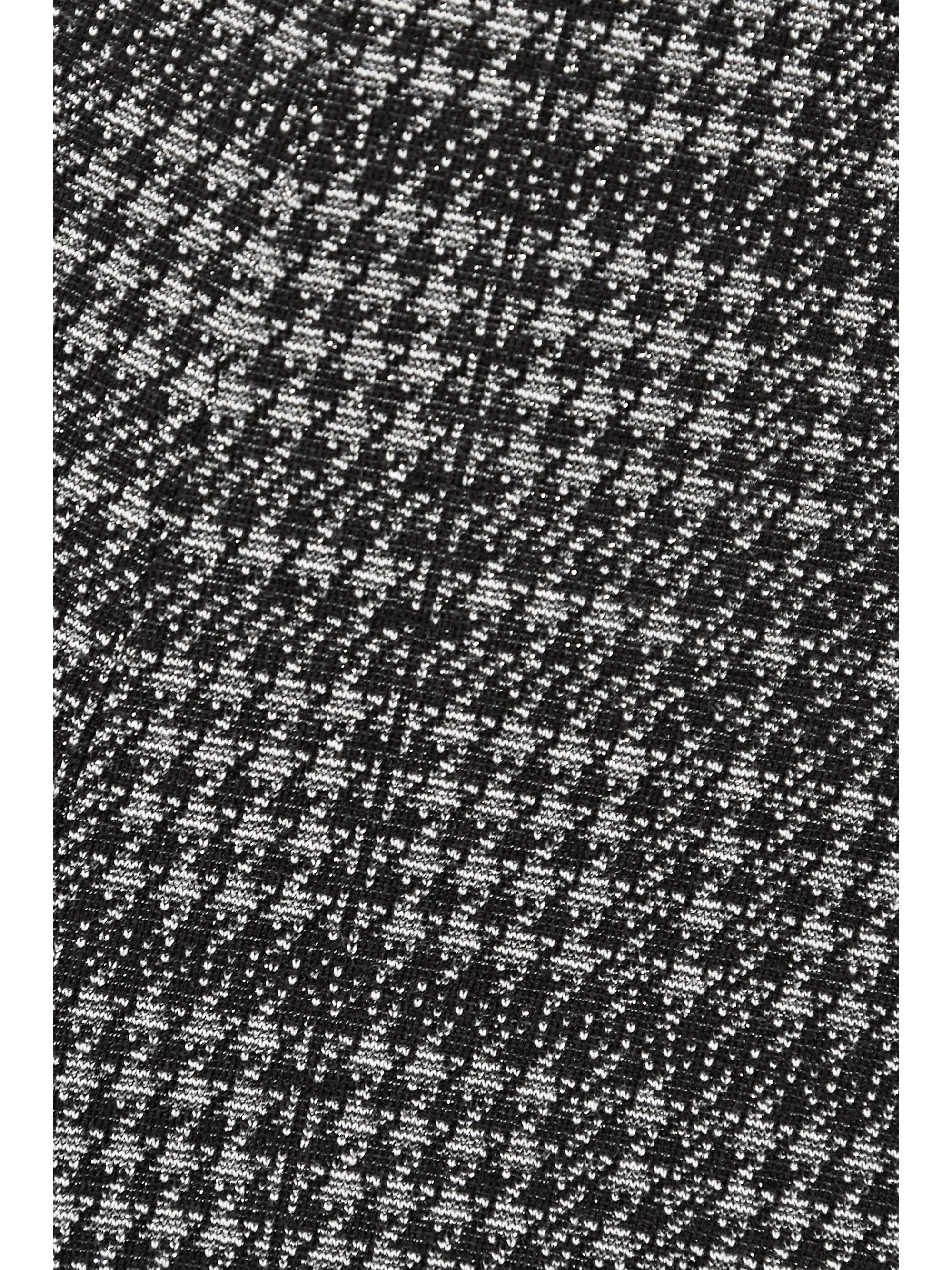 LESET Stili cropped Princes of Wales checked woven flared pants