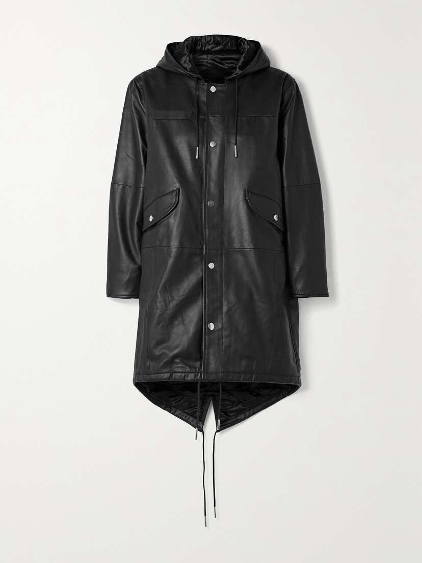 Deadwood + Net Sustain Payne Hooded Leather Parka