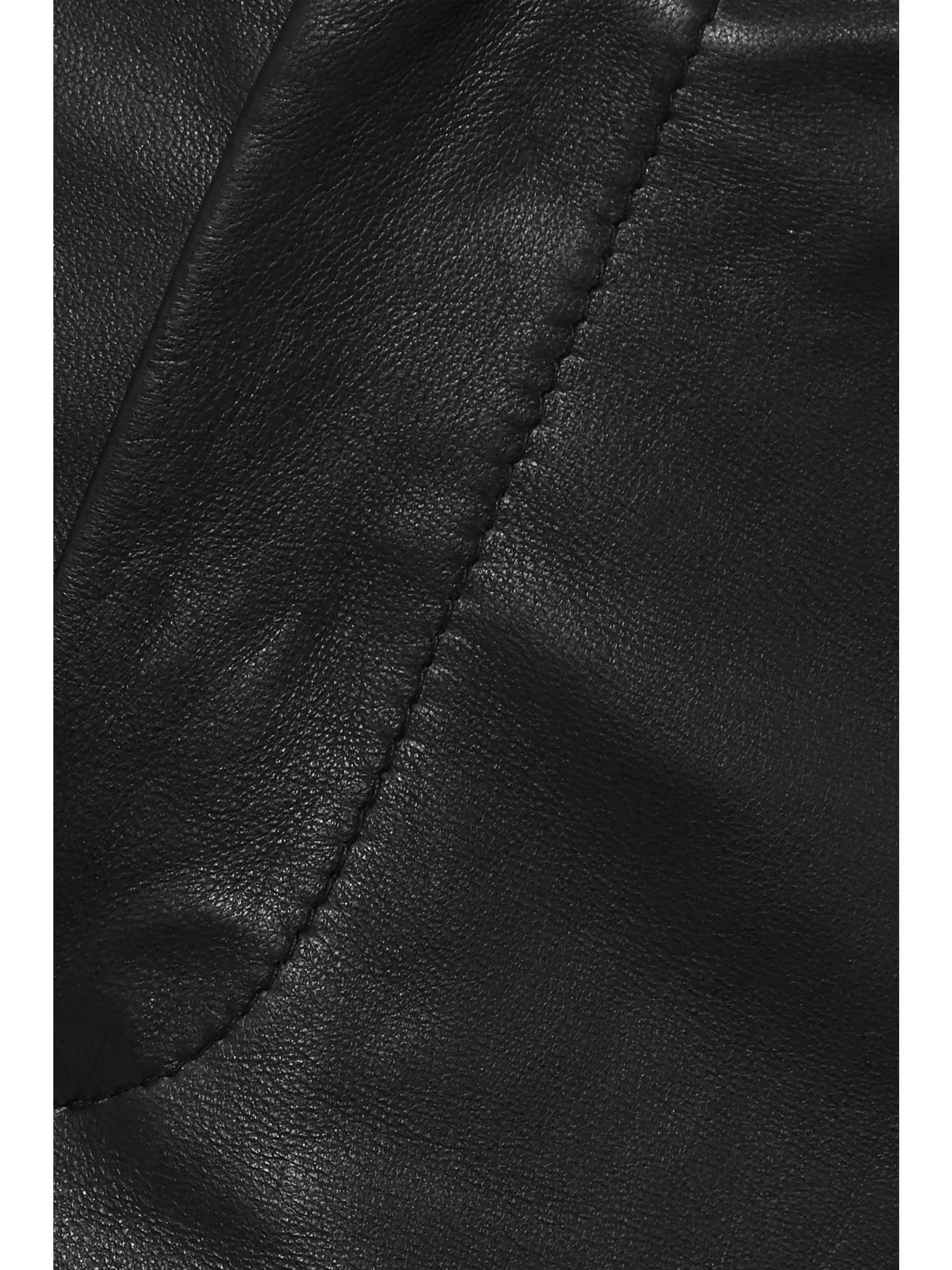 HOLZWEILER Dunder leather straight-leg pants