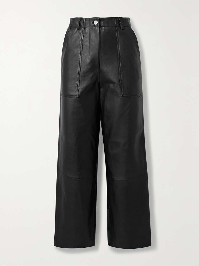 Deadwood + Net Sustain Presley Leather Wide-leg Pants