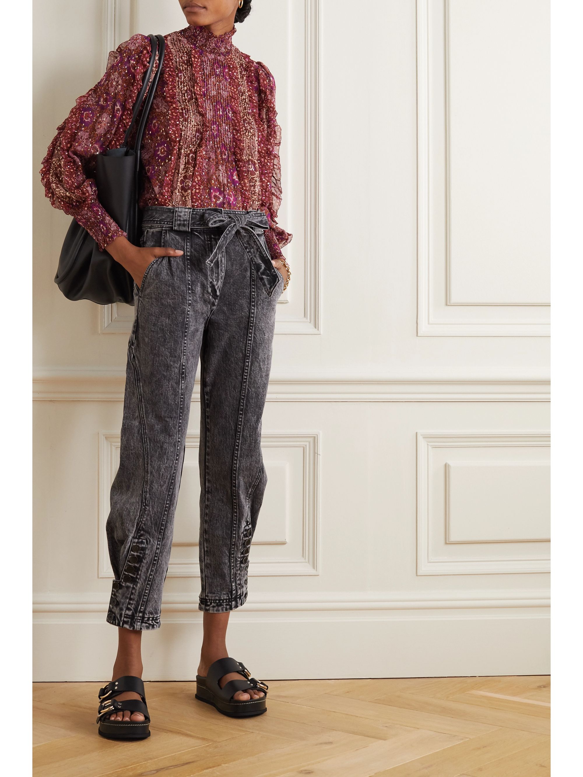 Ulla johnson acid wash jeans Clearance