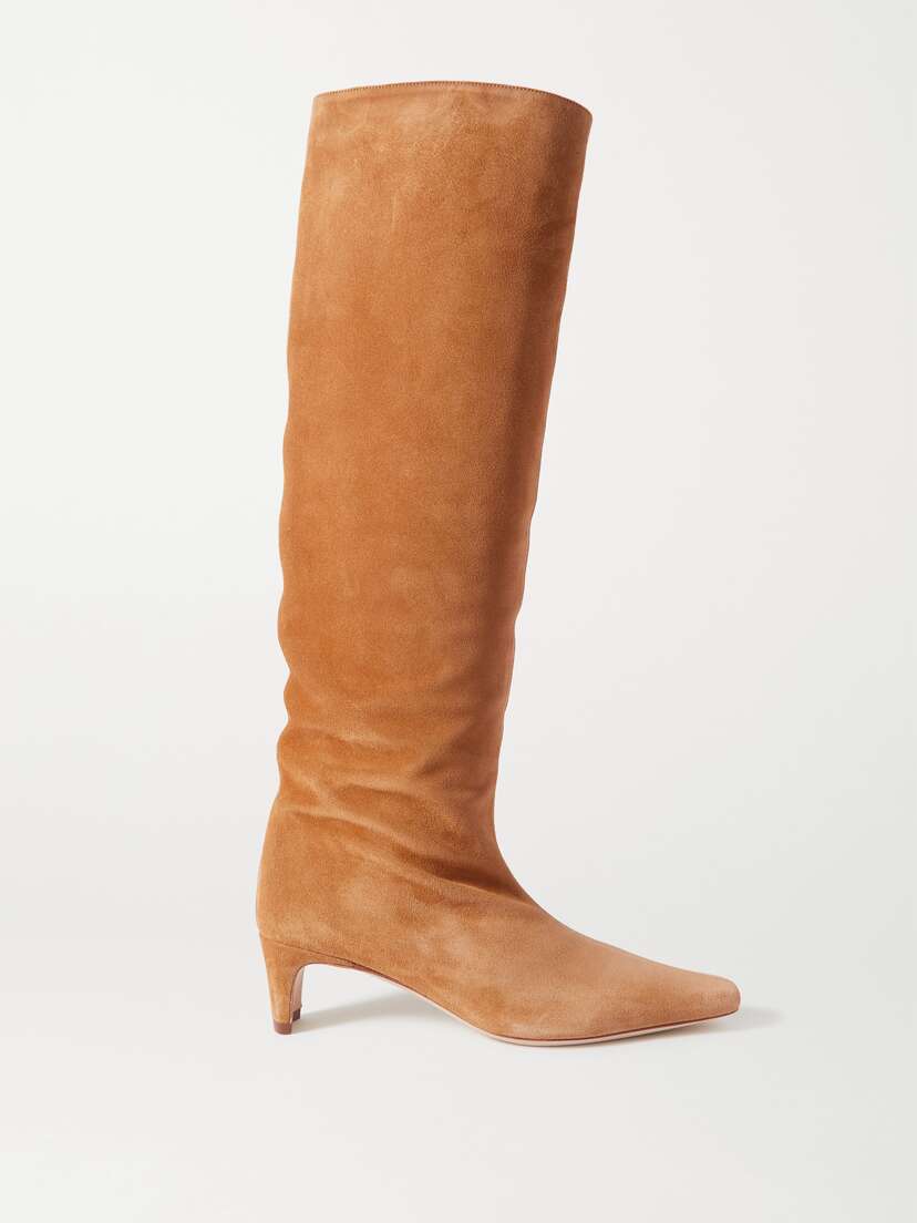 Staud Wally Suede Knee Boots