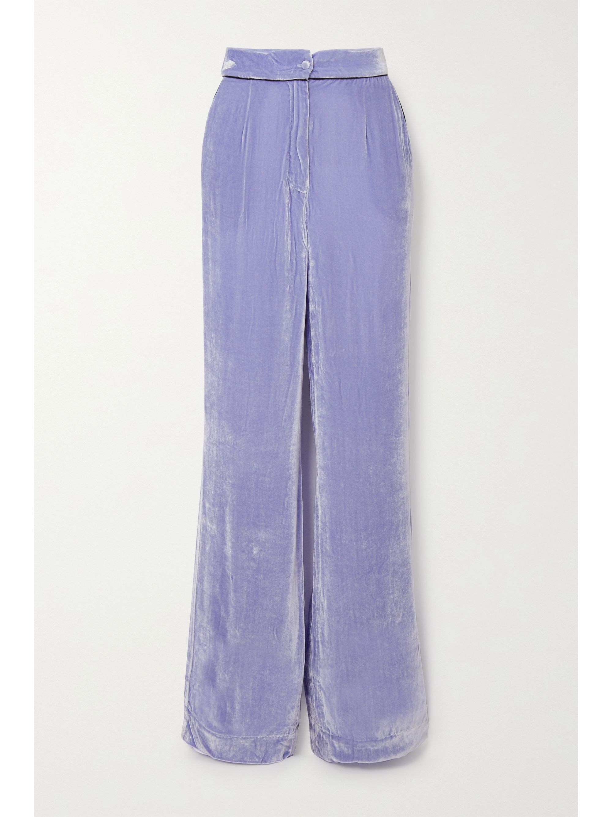 purple wide leg jeans