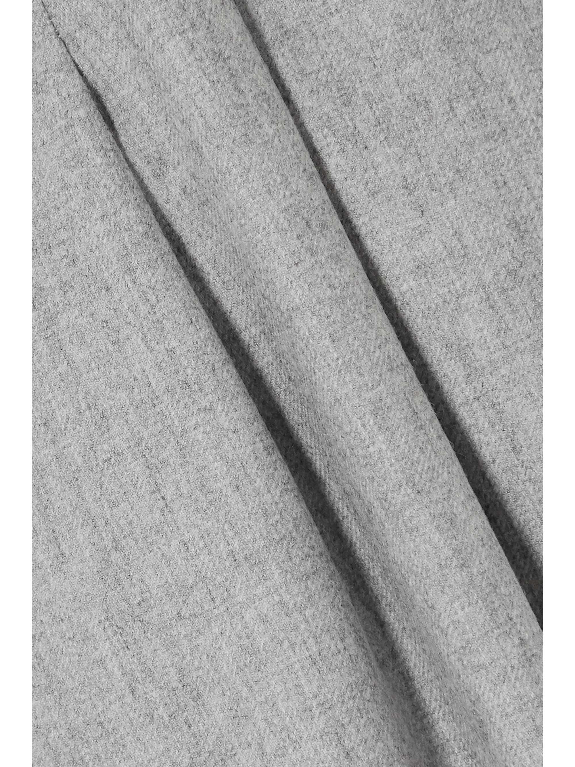 LOULOU STUDIO Farina pleated wool-blend tapered pants