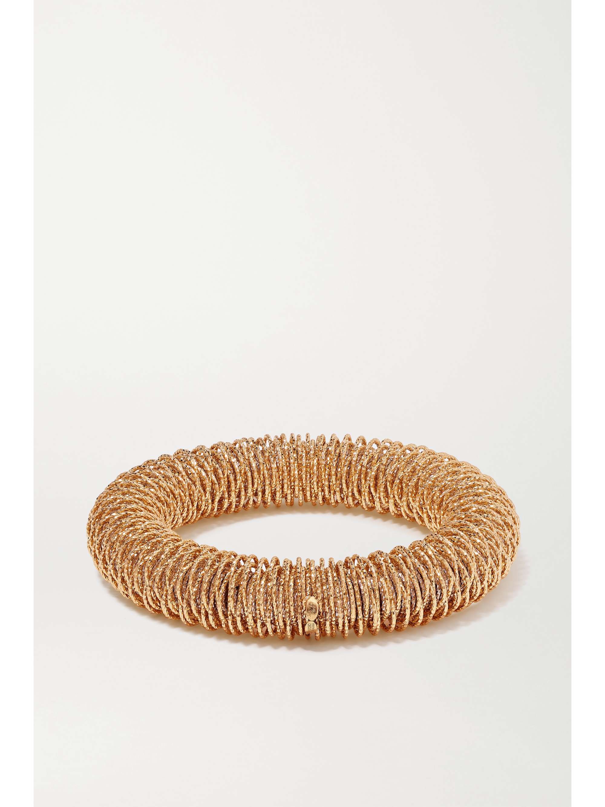 CAROLINA BUCCI K.I.S.S. Large 18-karat yellow and white gold bracelet
