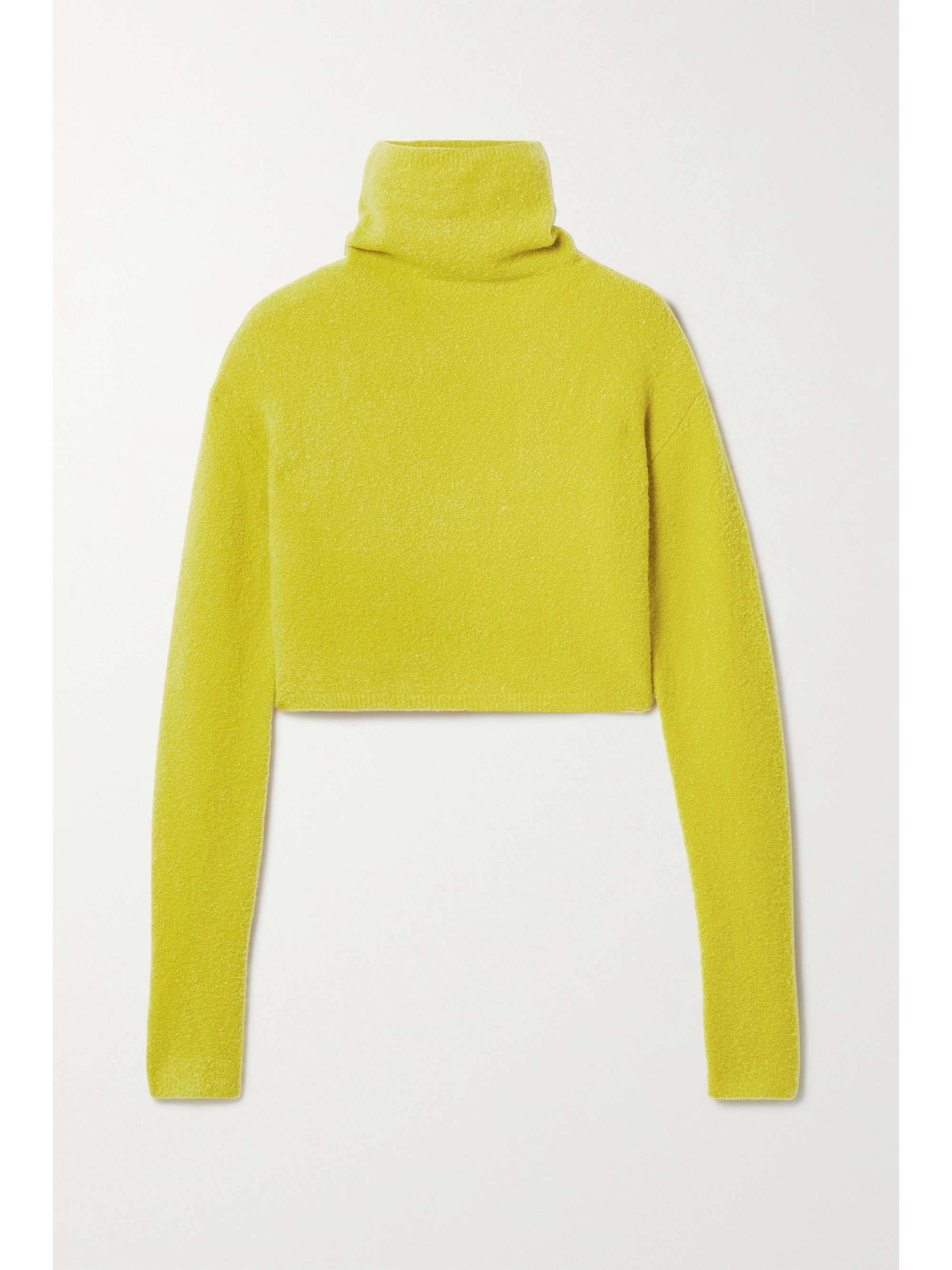 chartreuse sweater