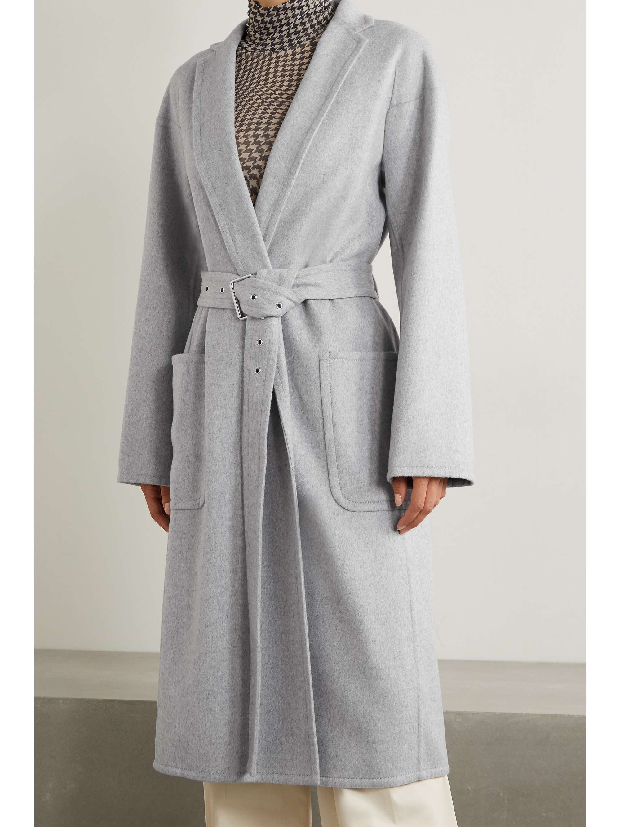helmut lang grey coat