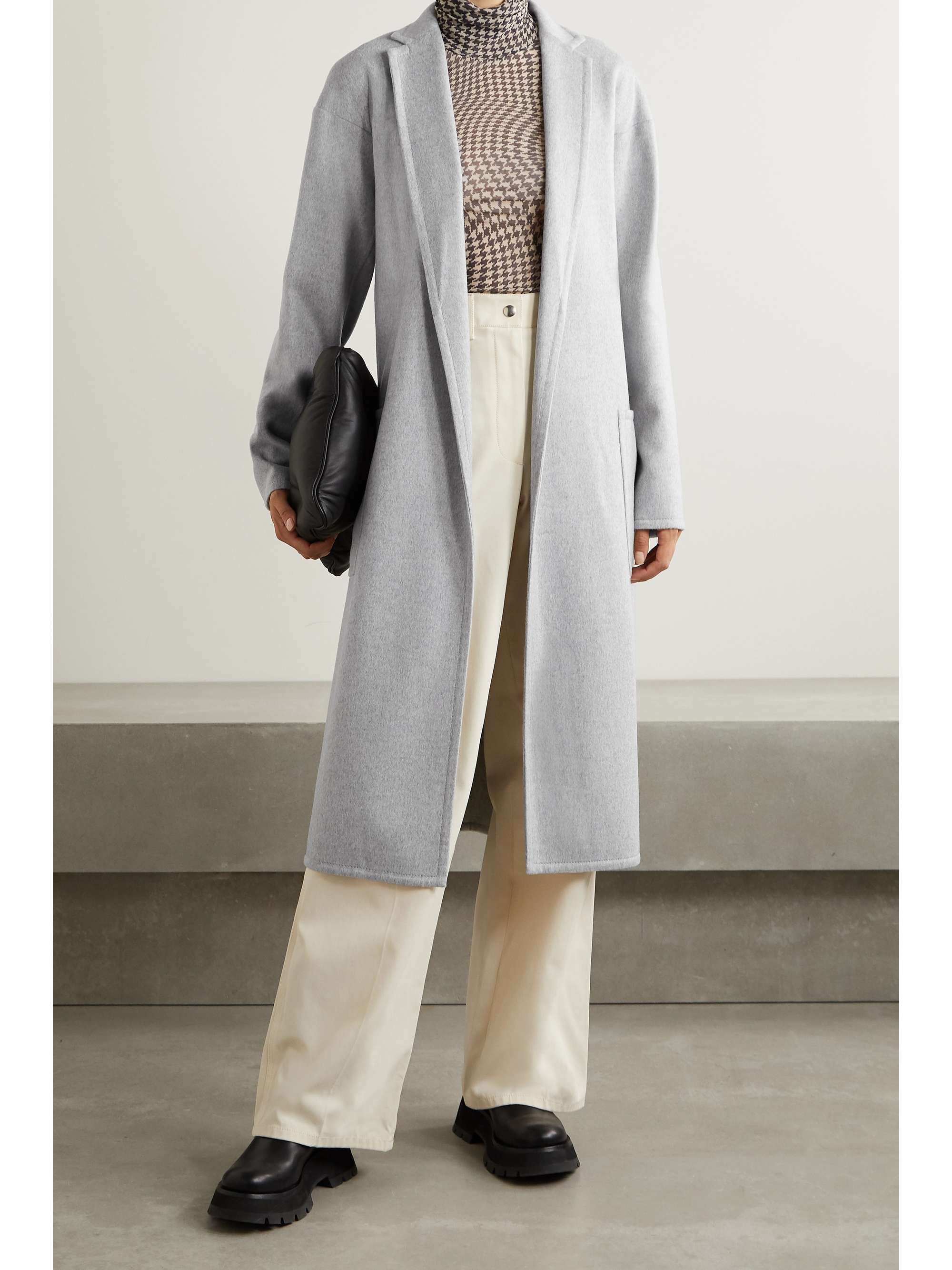 helmut lang grey coat