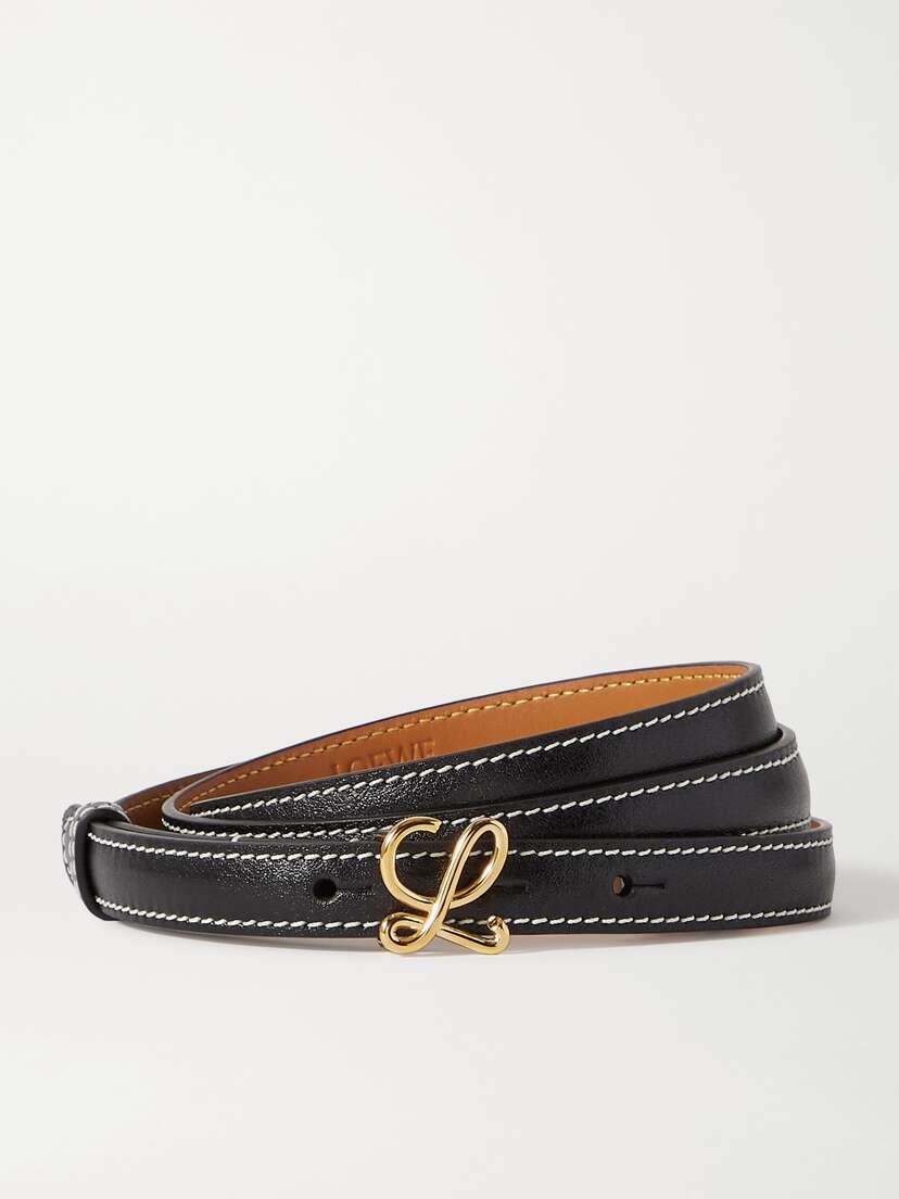 Loewe L Buckle Leather Belt