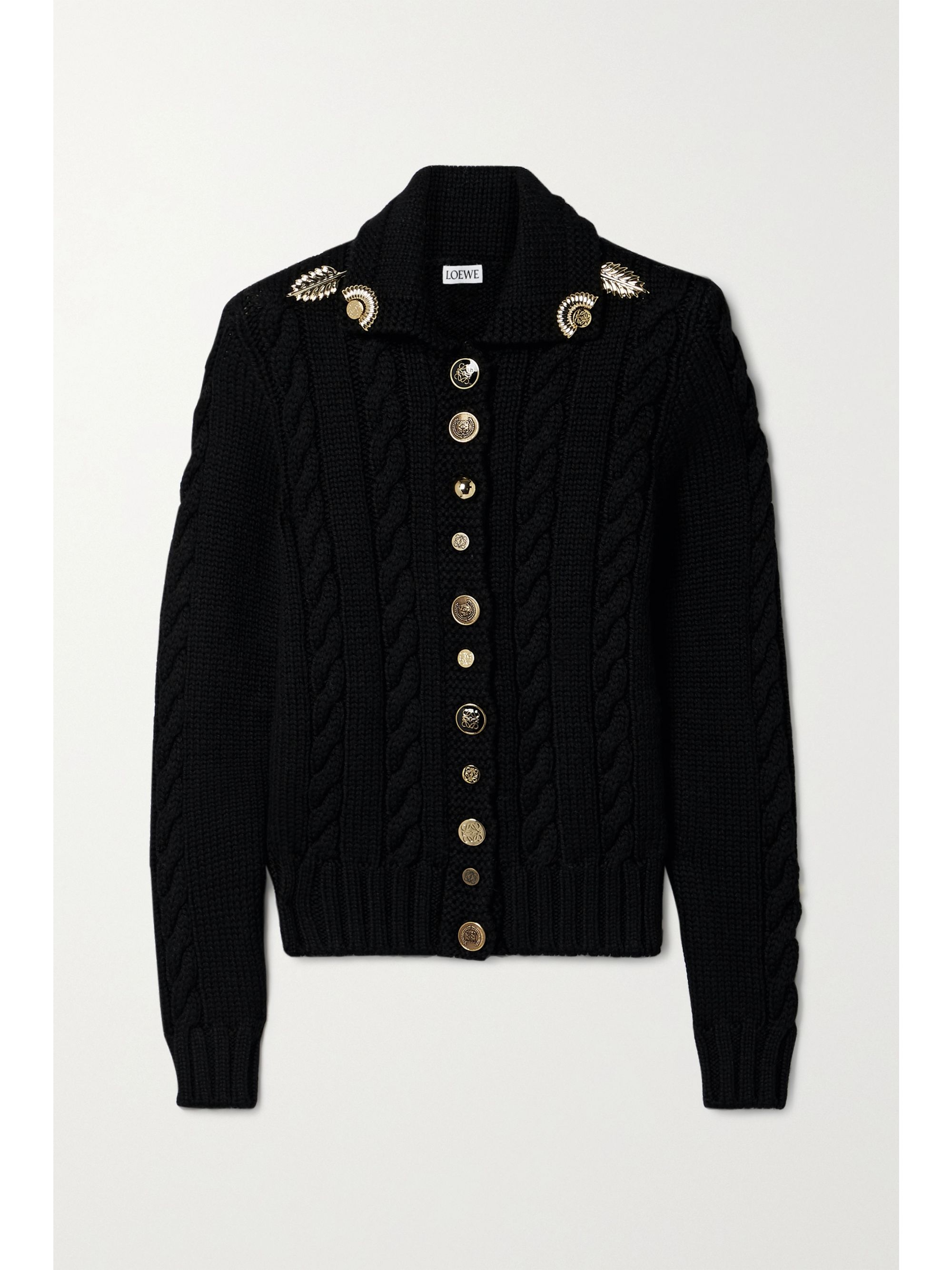 loewe cable knit sweater