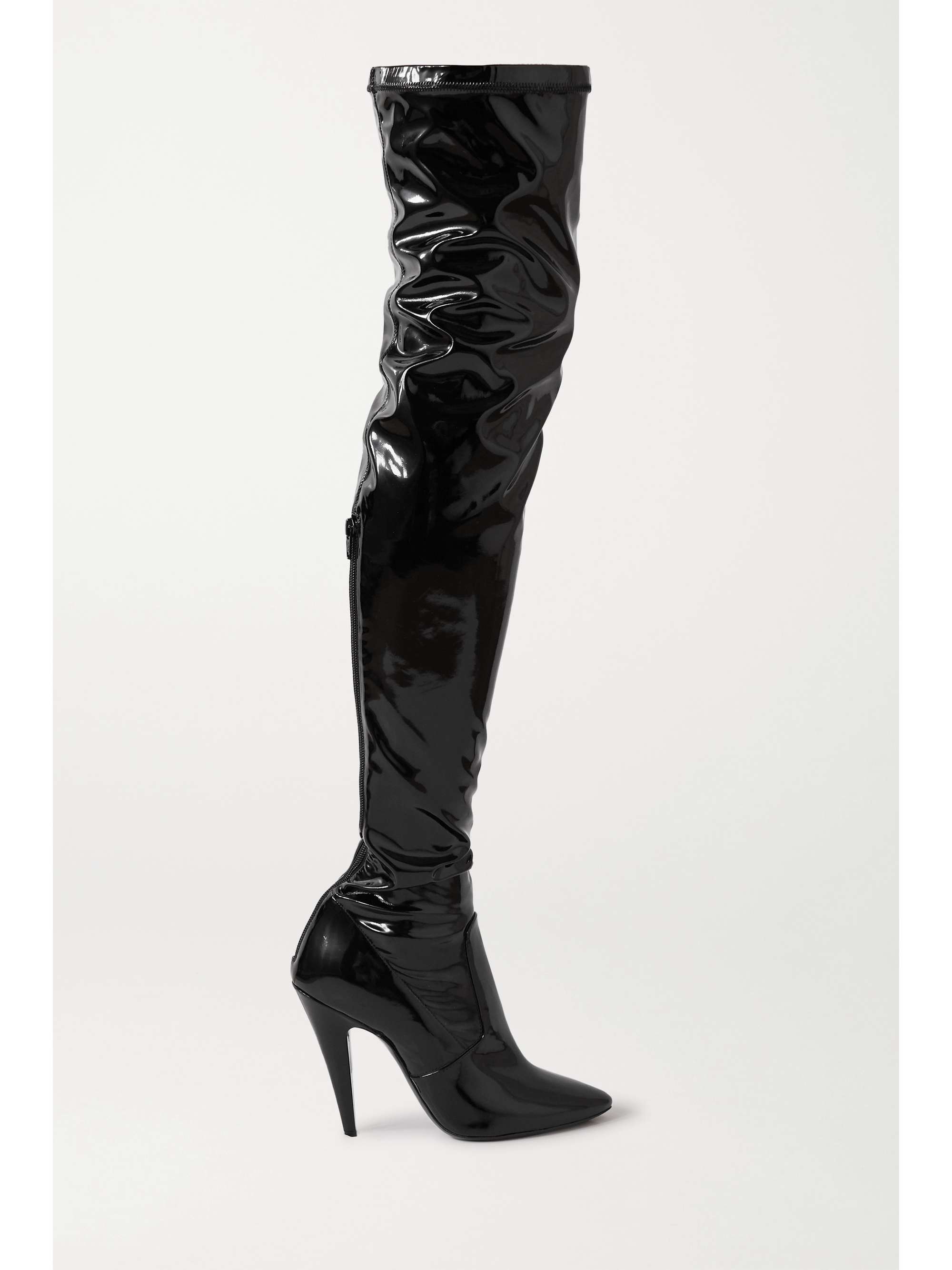 womens patent ankle boots