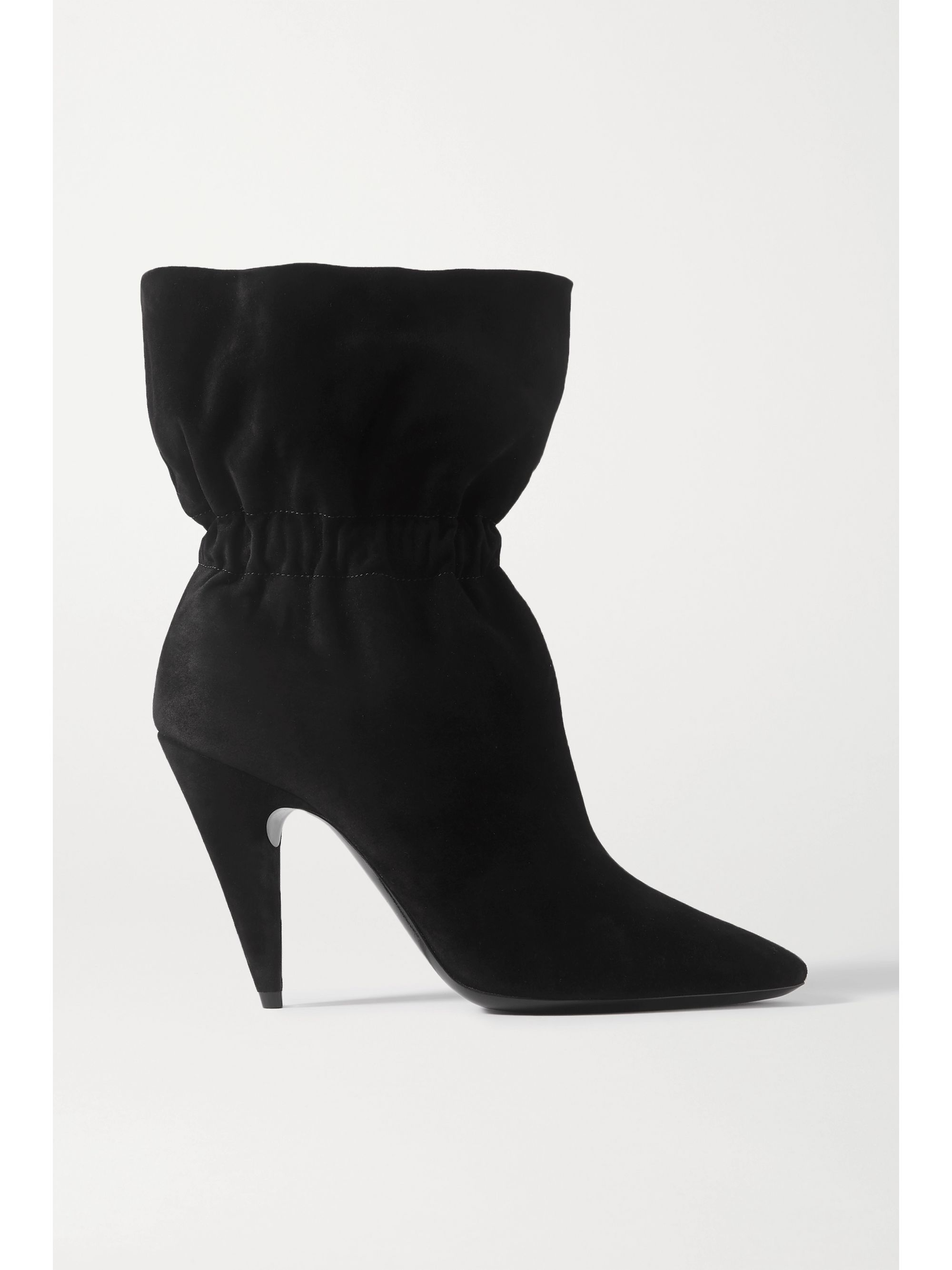 Black Etienne suede ankle boots | SAINT 