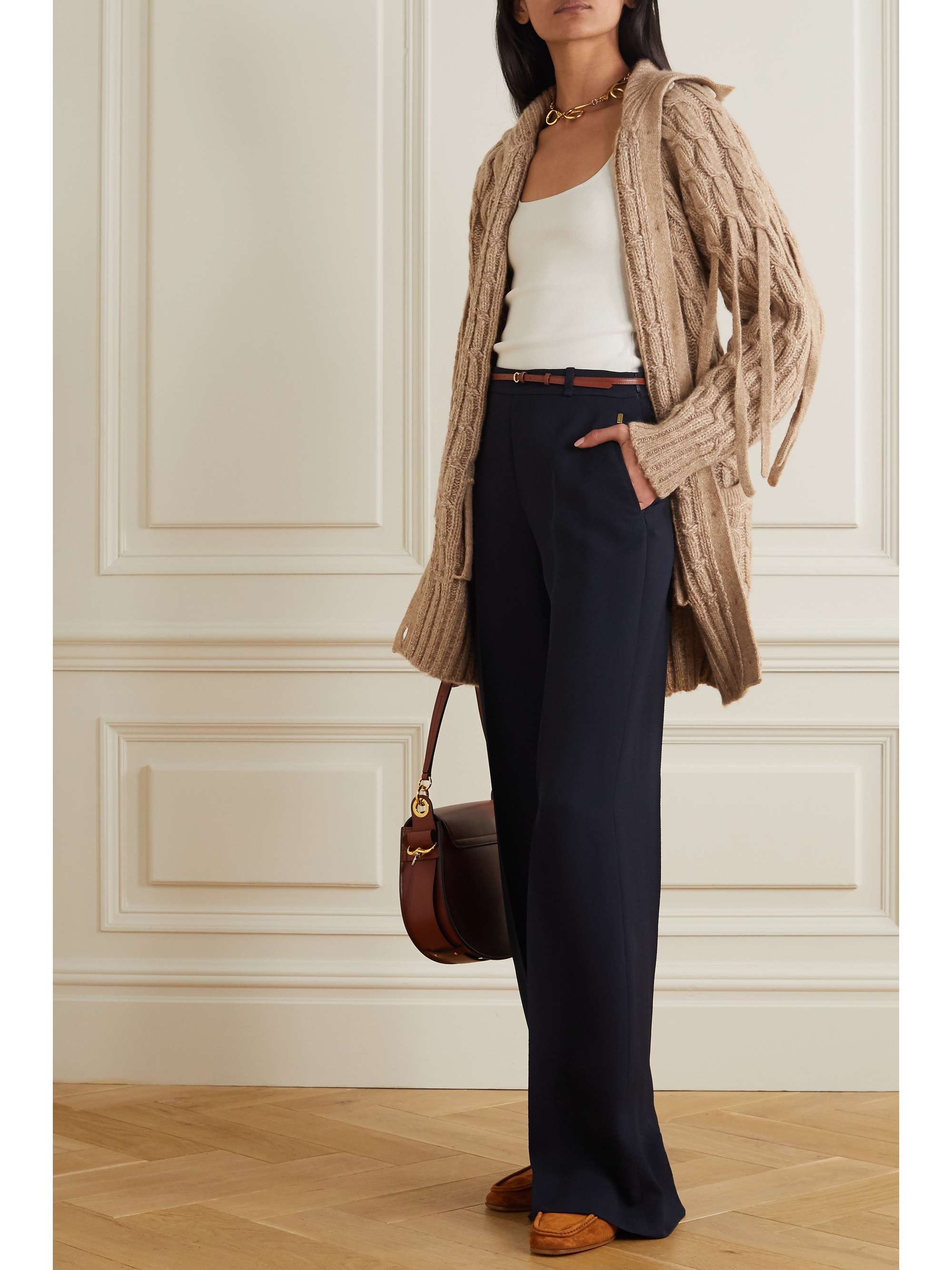 CHLOÉ Cable-knit cardigan