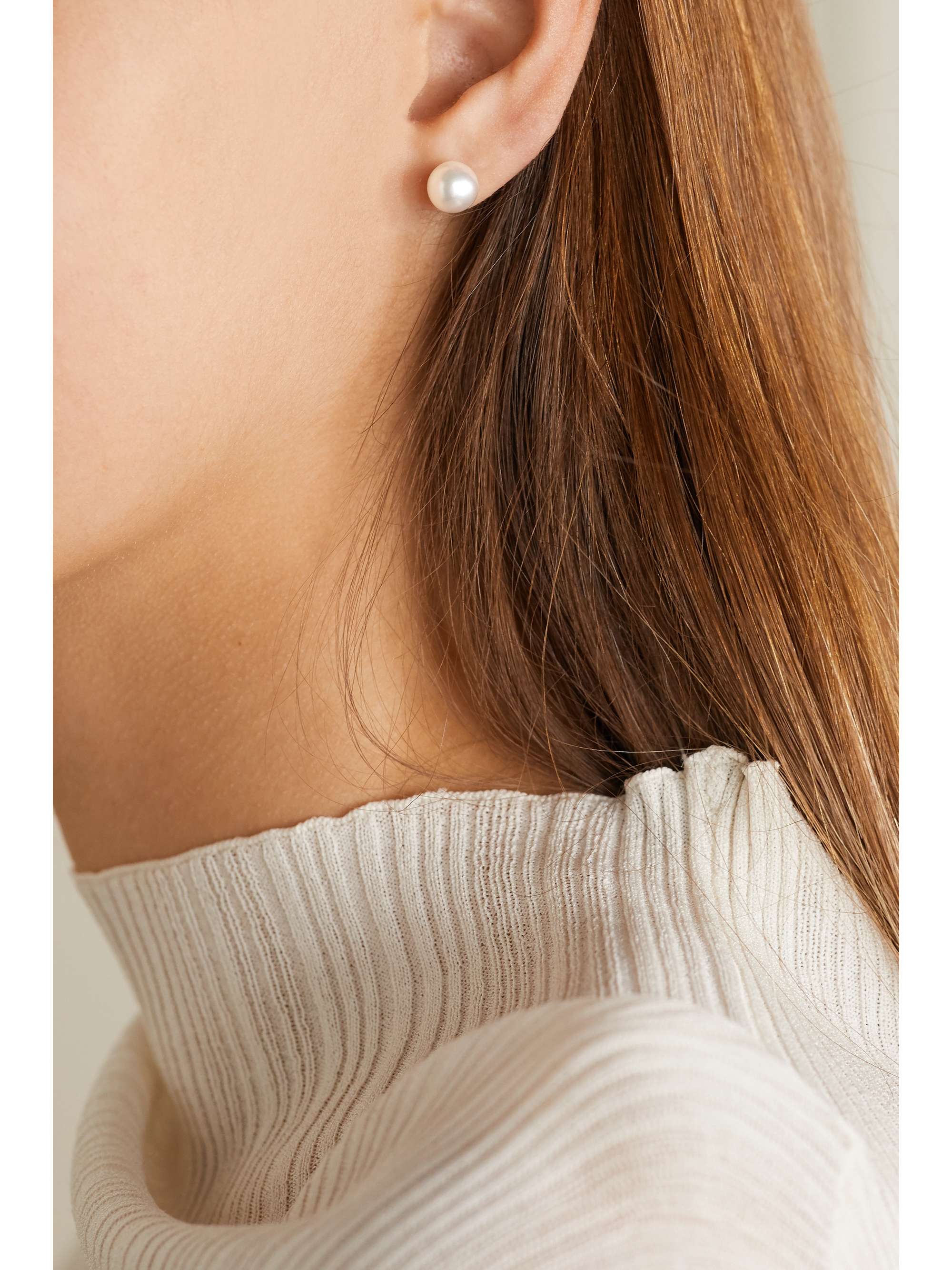 SOPHIE BILLE BRAHE Petit Perle 14-karat gold pearl earring