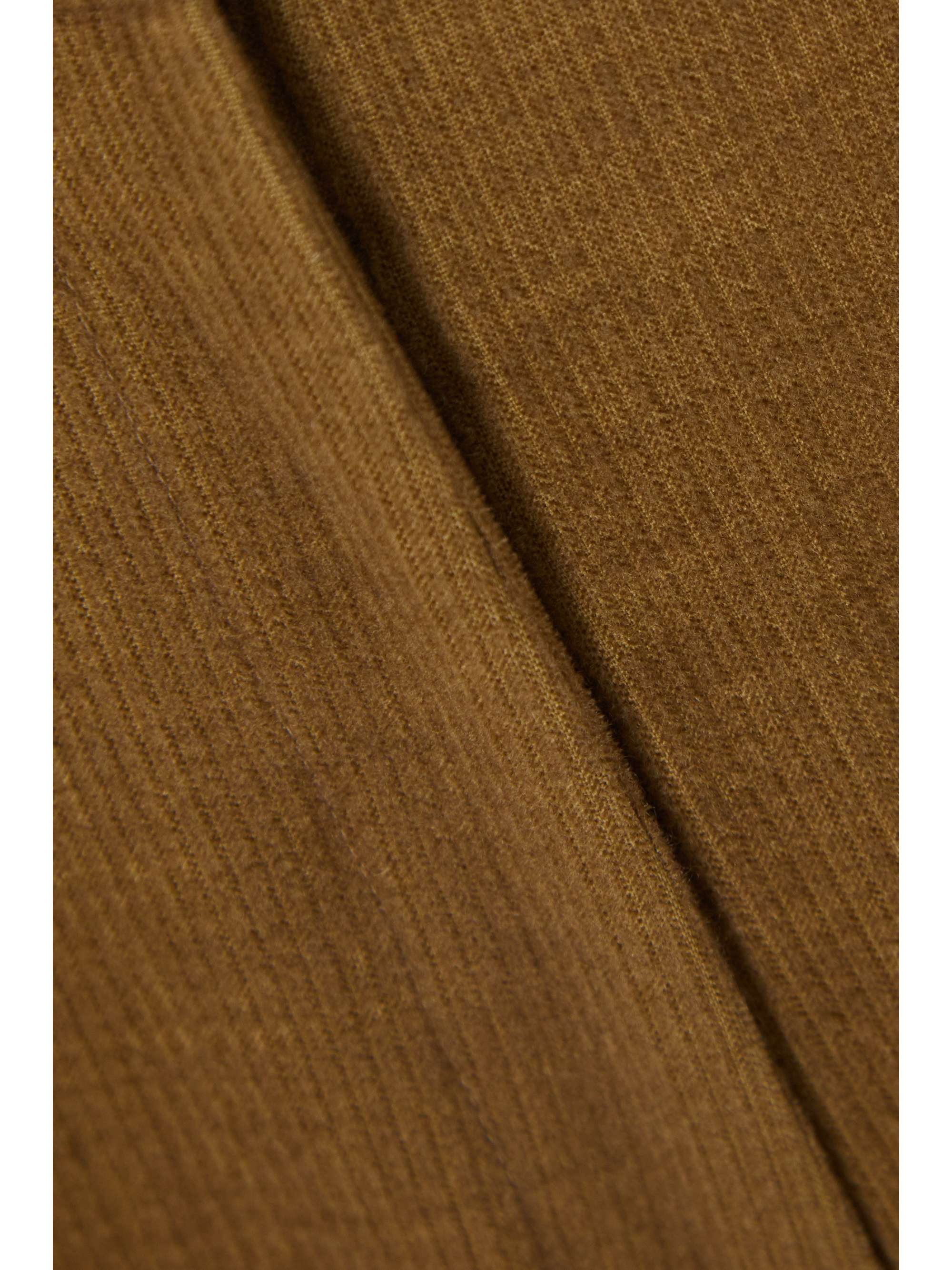 GABRIELA HEARST Sonia pleated cashmere-corduroy wide-leg pants