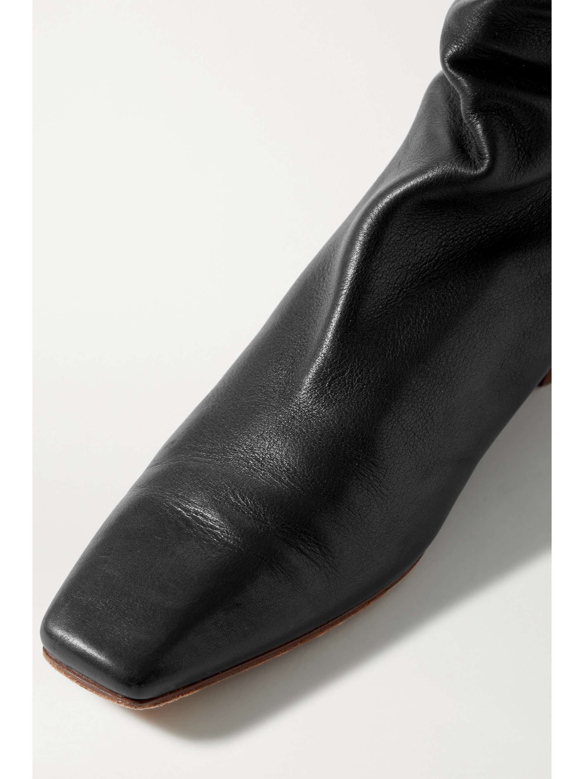THE ROW Leather knee boots