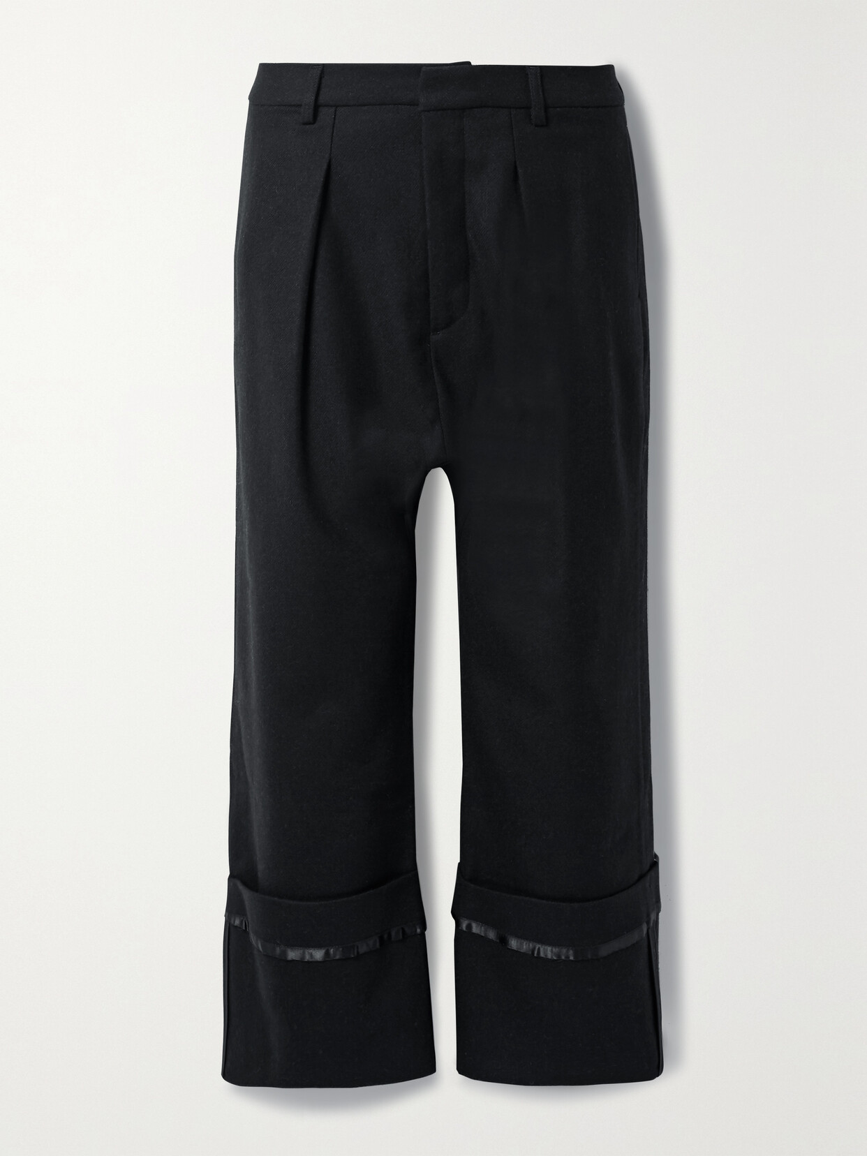 R13 - Cropped Satin-...