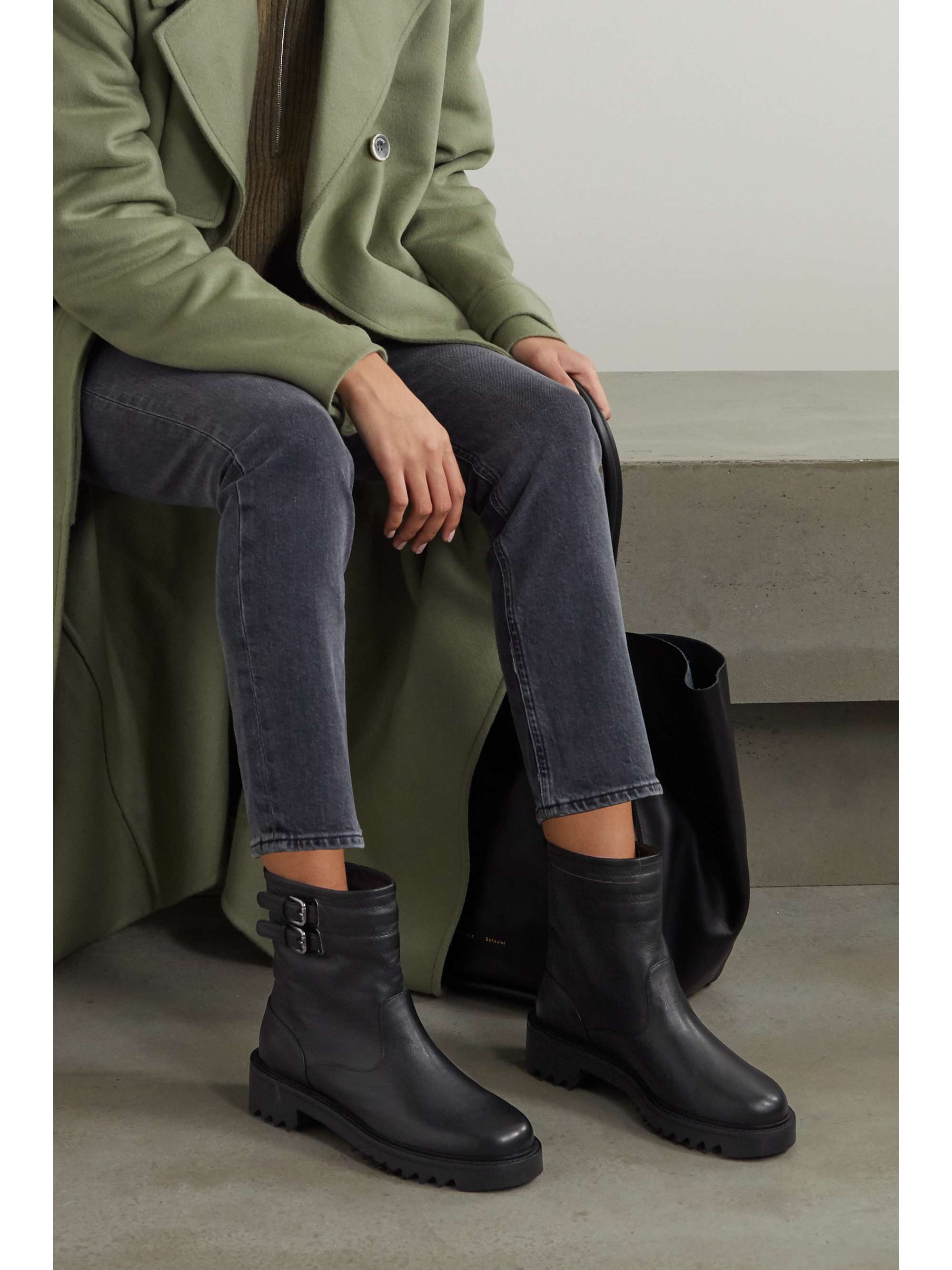 ryder leather ankle boot