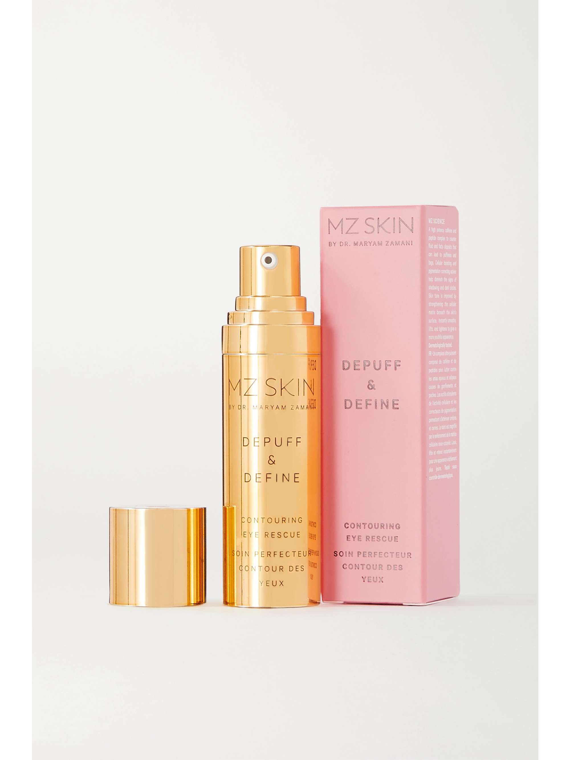 MZ SKIN Soin perfecteur contour des yeux Depuff & Define, 15 ml